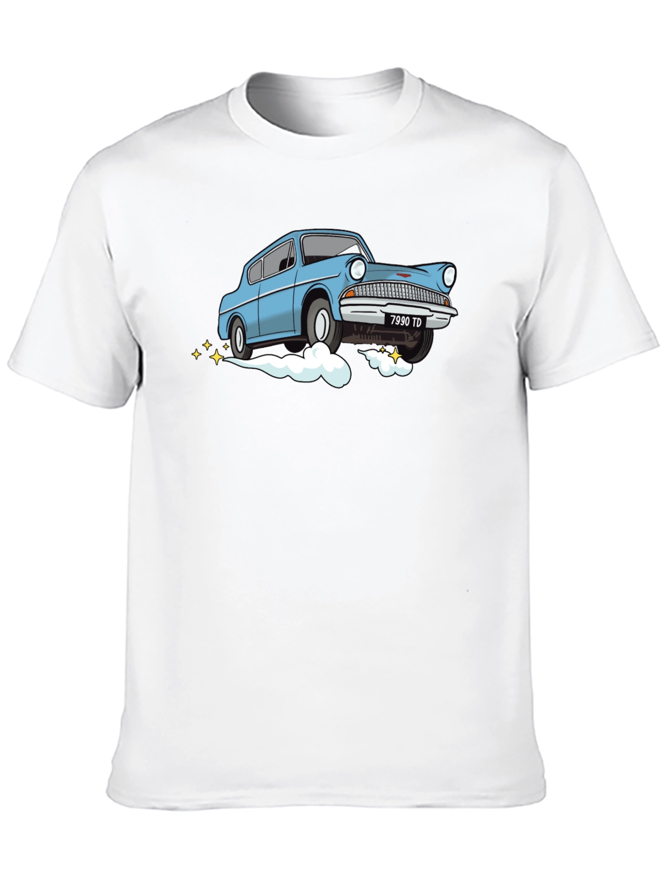 Flying Car Graphic T-Shirt