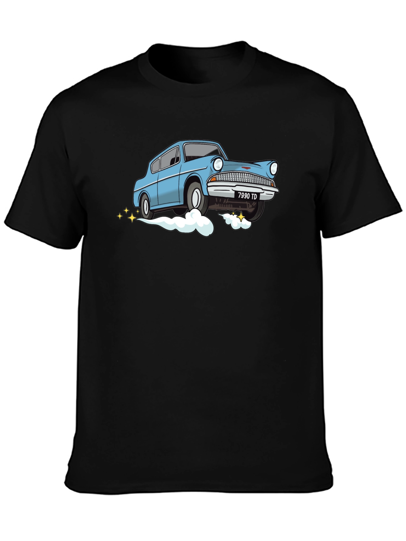 Flying Car Graphic T-Shirt