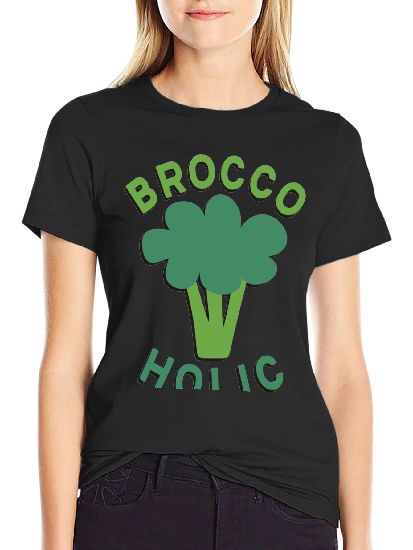 Broccoholic T-Shirt - Funny Broccoli Lover Tee