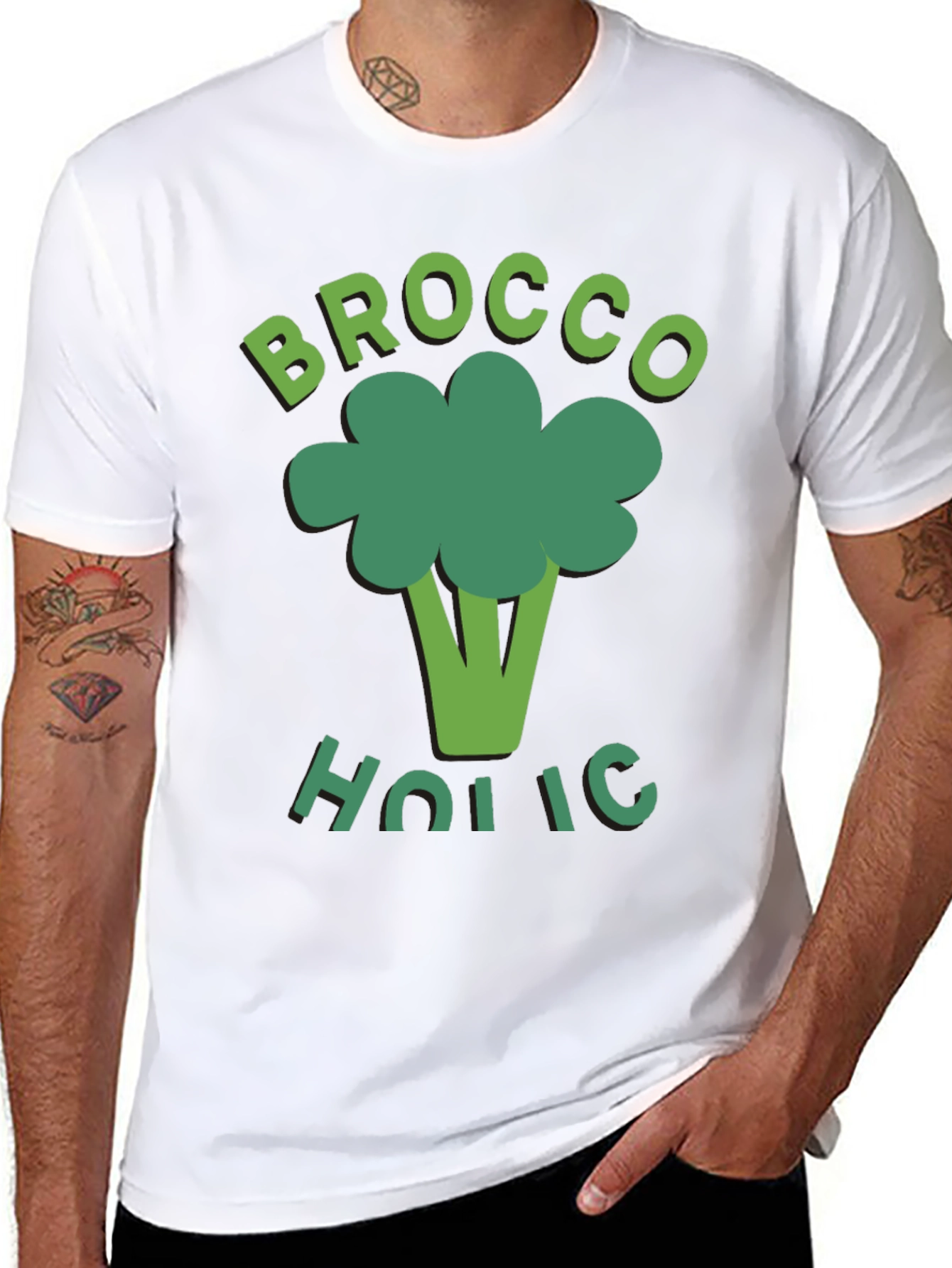 Broccoholic T-Shirt - Funny Broccoli Lover Tee