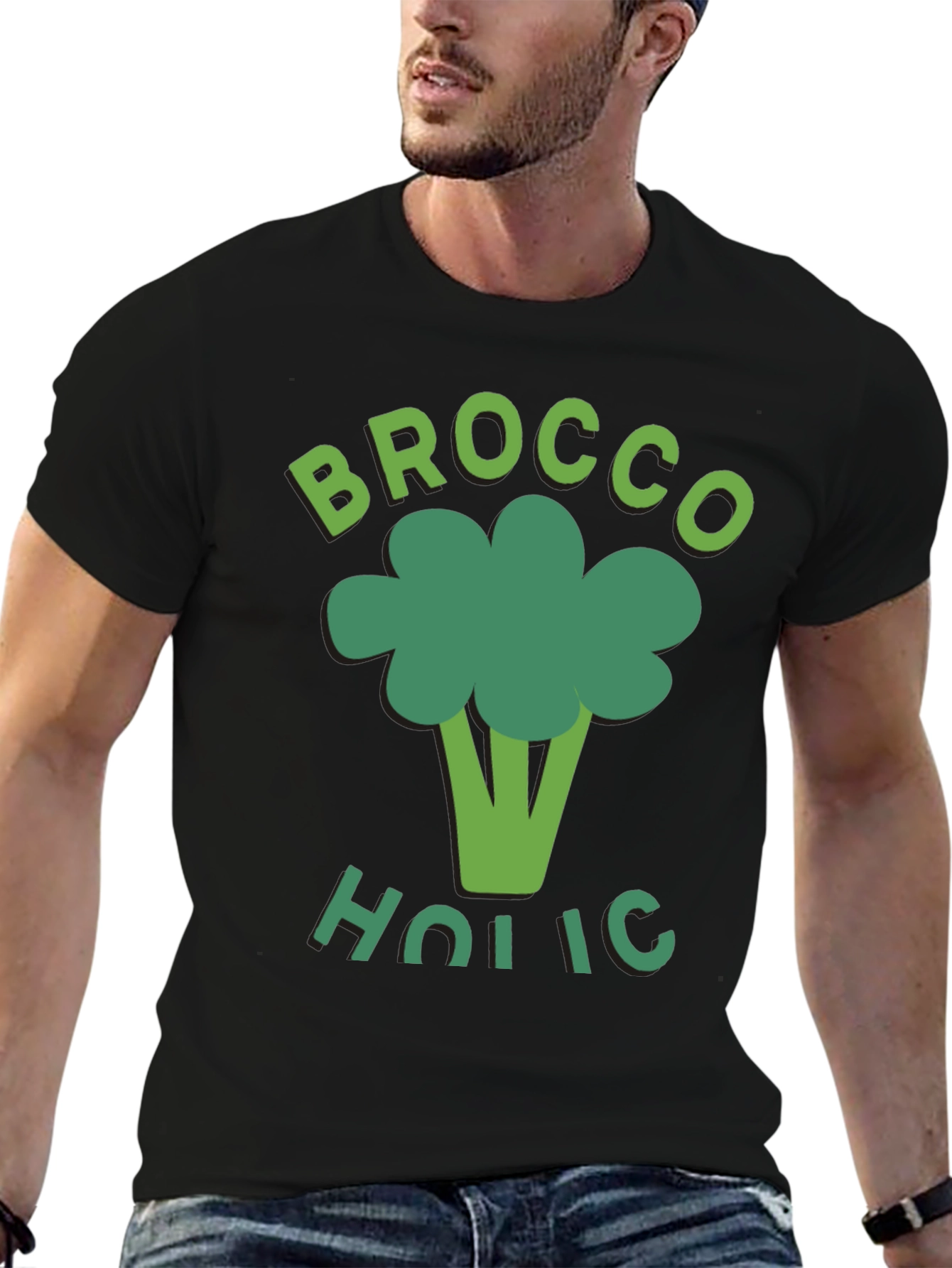 Broccoholic T-Shirt - Funny Broccoli Lover Tee