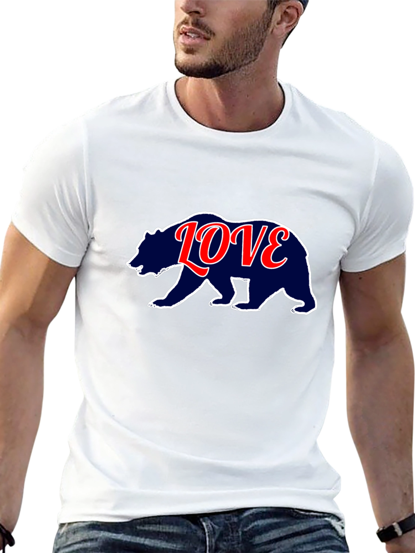 Bear Love T-Shirt - Stylish Graphic Tee