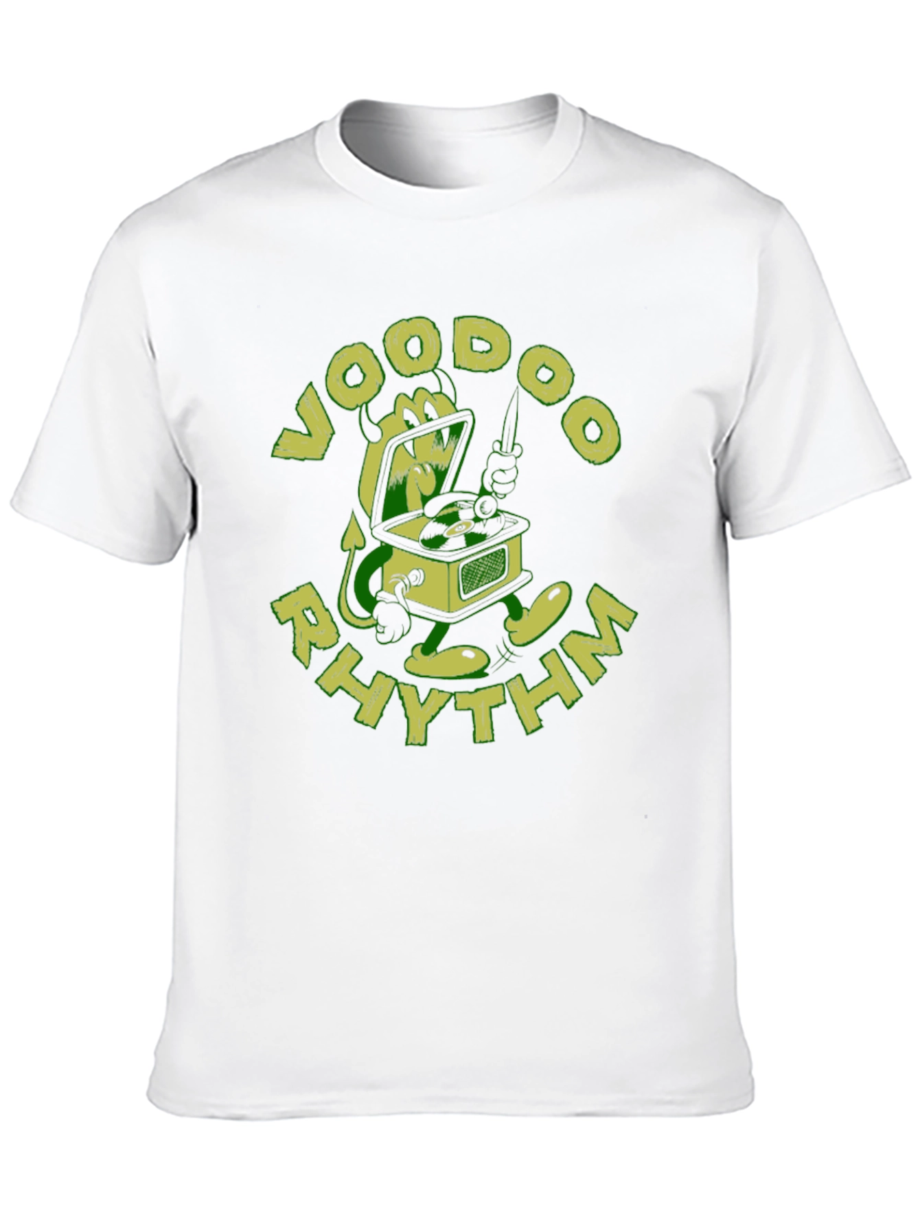 Voodoo Rhythm Graphic Black T-Shirt