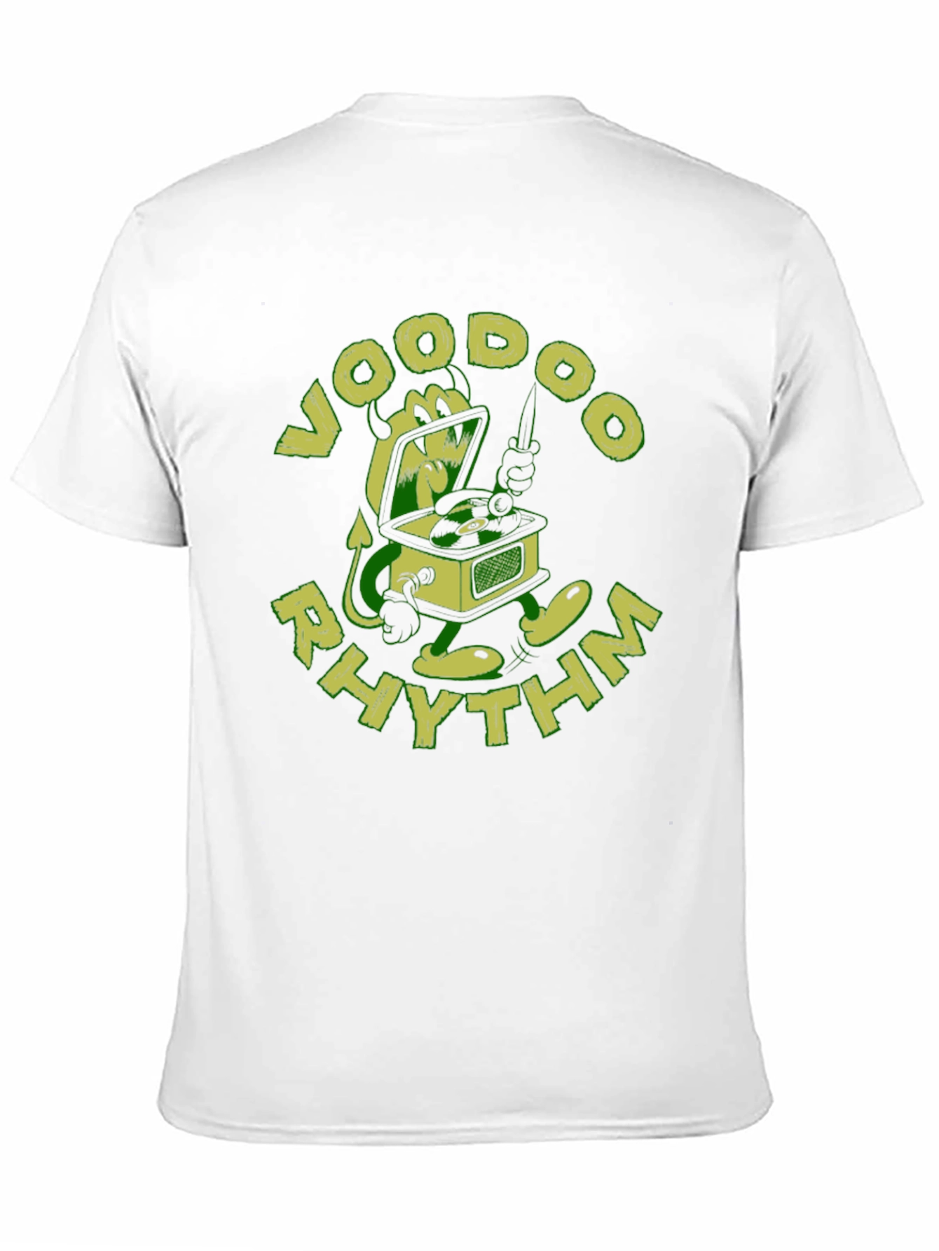 Voodoo Rhythm Graphic Black T-Shirt