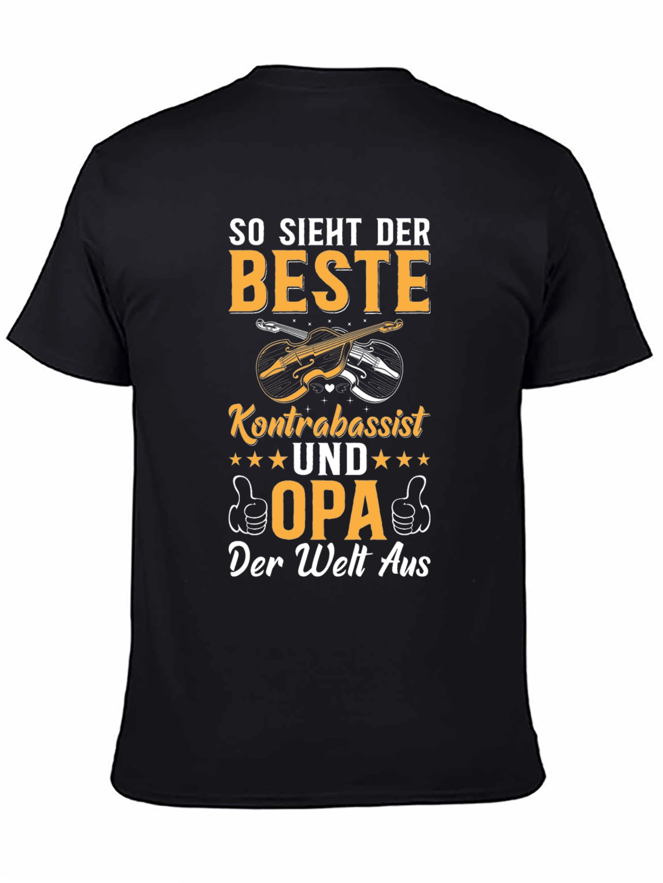 Best Kontrabassist Grandpa T-Shirt - Unique Gift