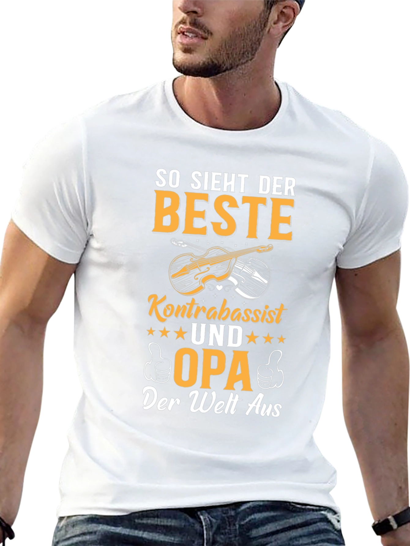 Best Kontrabassist Grandpa T-Shirt - Unique Gift