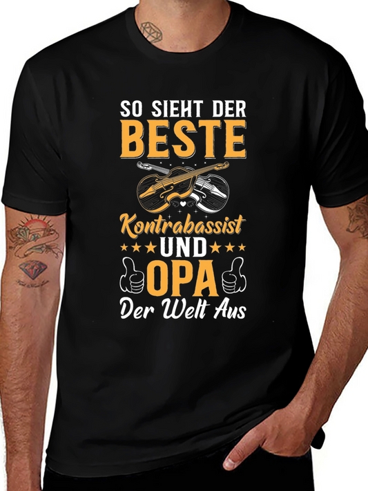 Best Kontrabassist Grandpa T-Shirt - Unique Gift