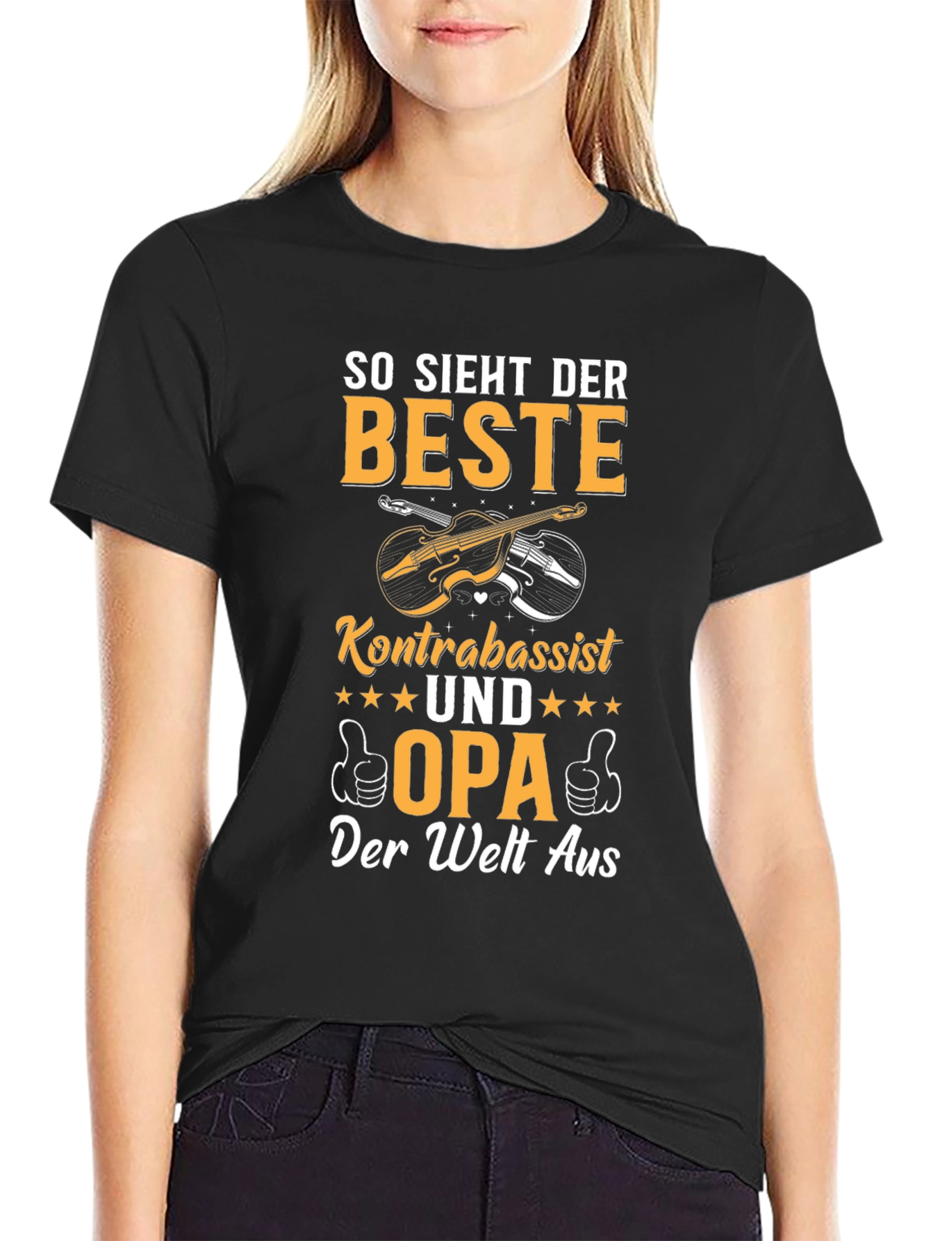 Best Kontrabassist Grandpa T-Shirt - Unique Gift