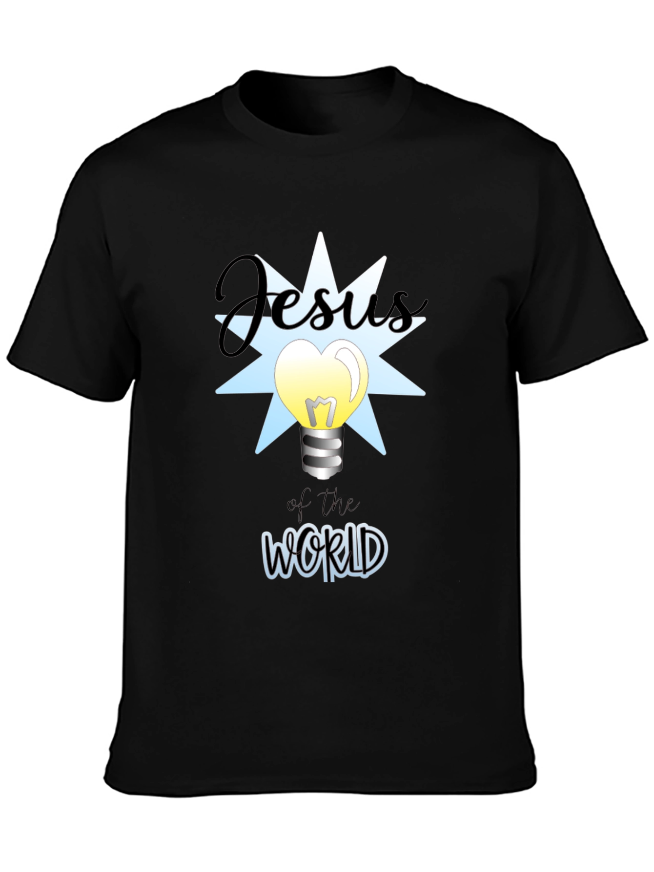 Jesus of the World Graphic Tee - Black
