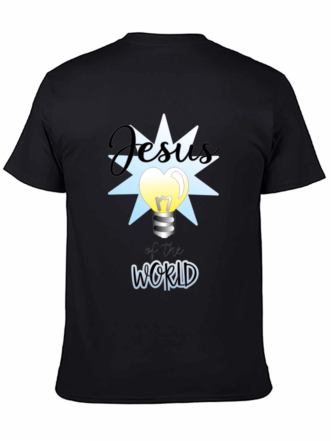 Jesus of the World Graphic Tee - Black