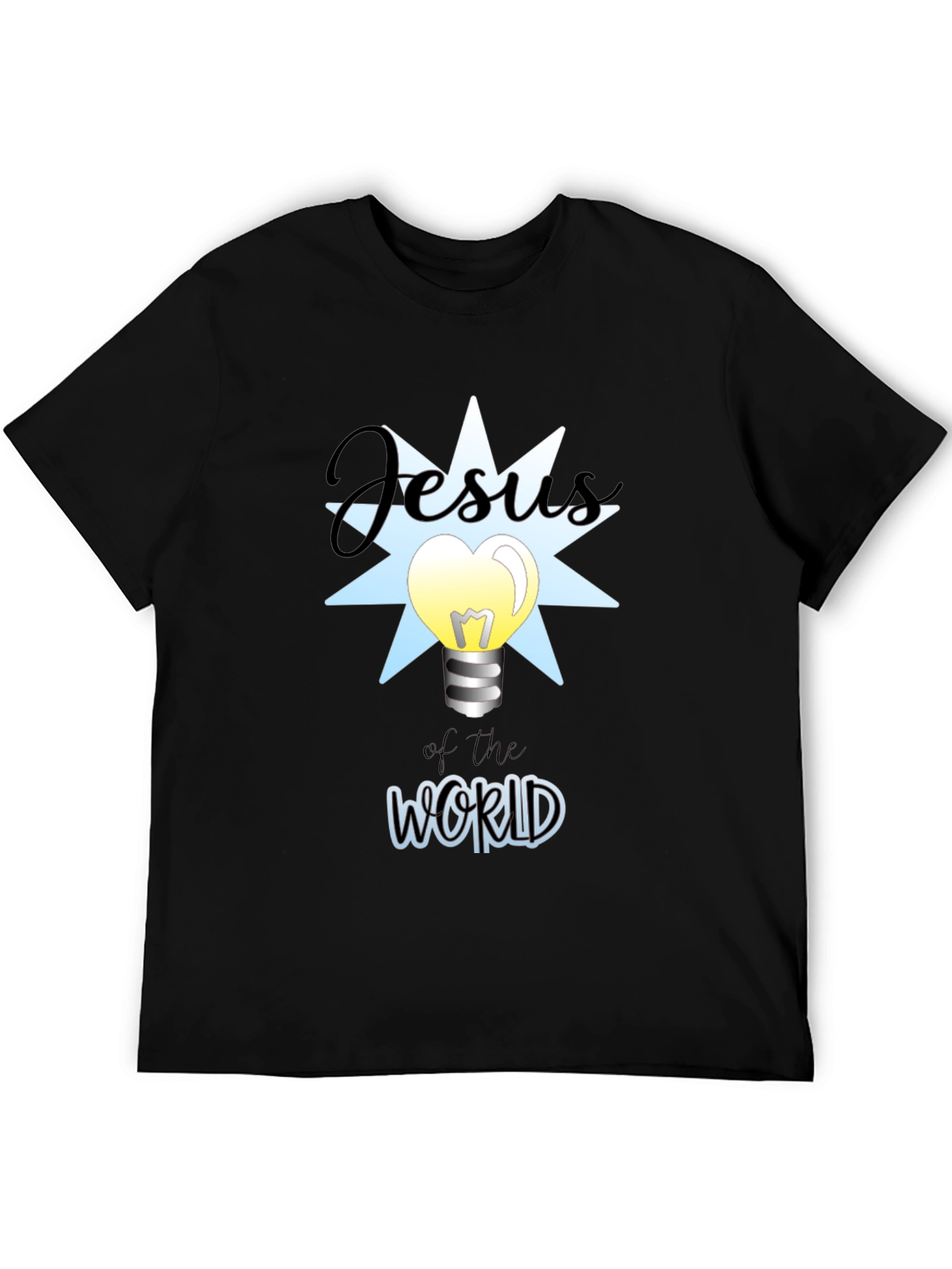 Jesus of the World Graphic Tee - Black