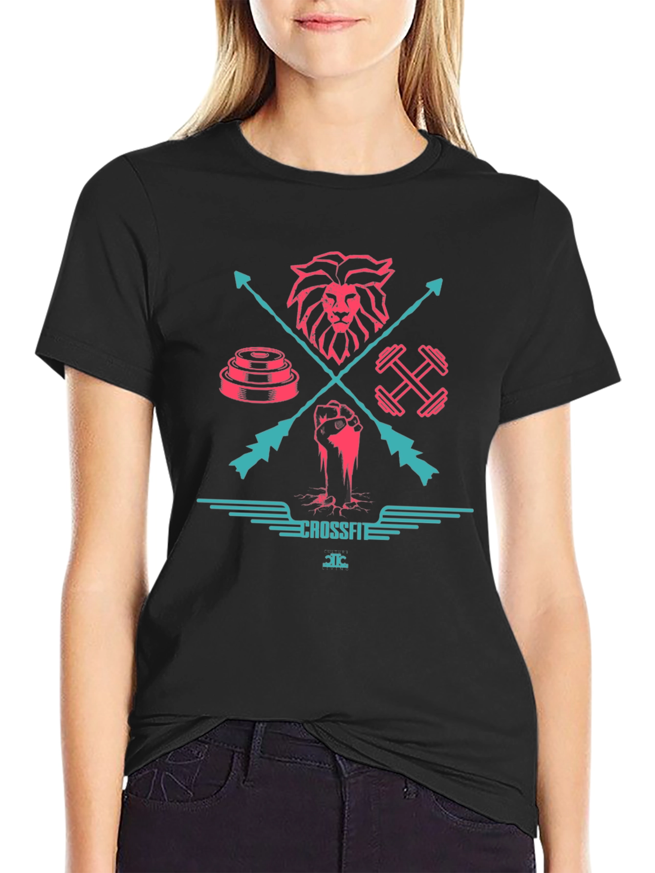 Crossfit Design Black T-Shirt