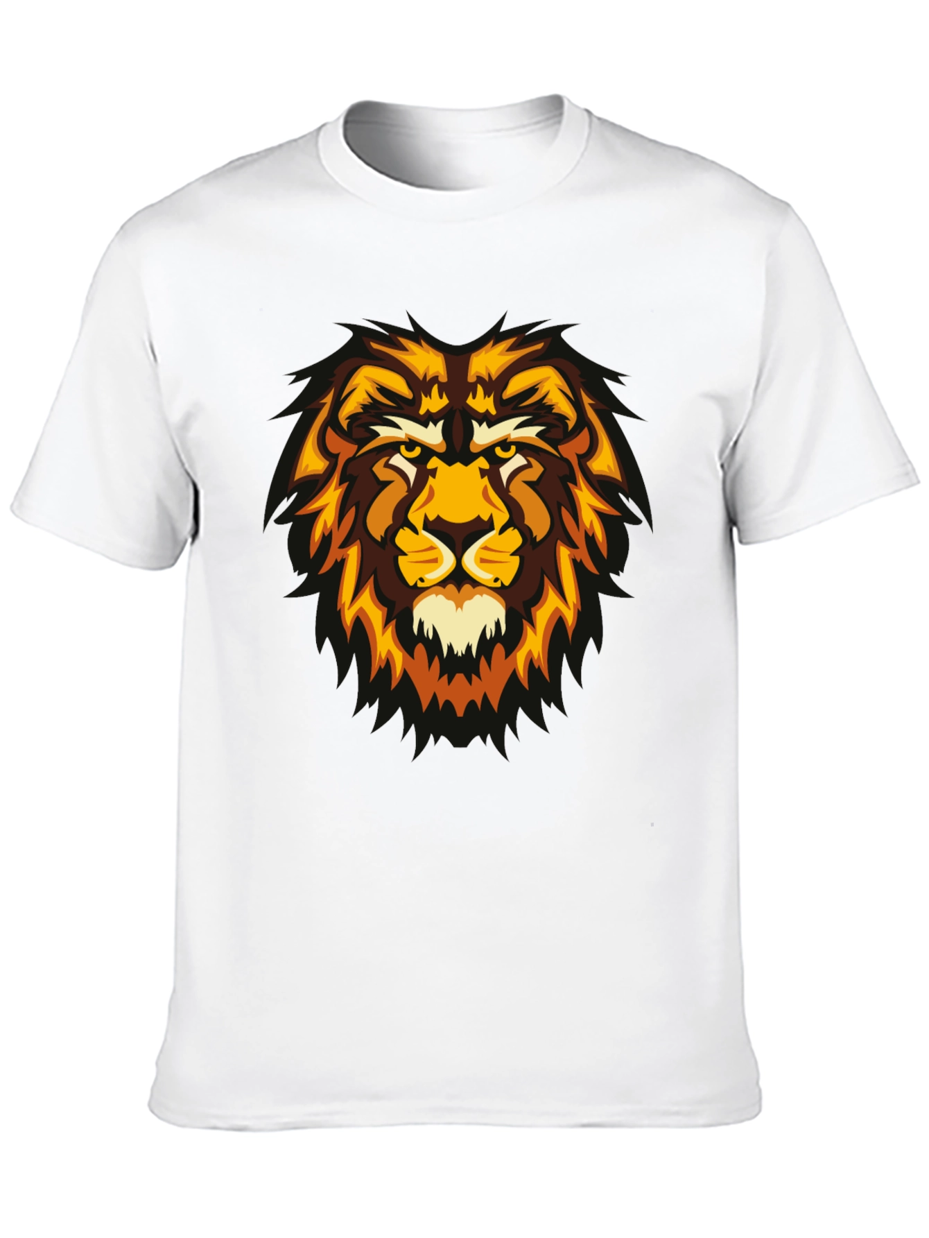 Lion Graphic Print T-Shirt