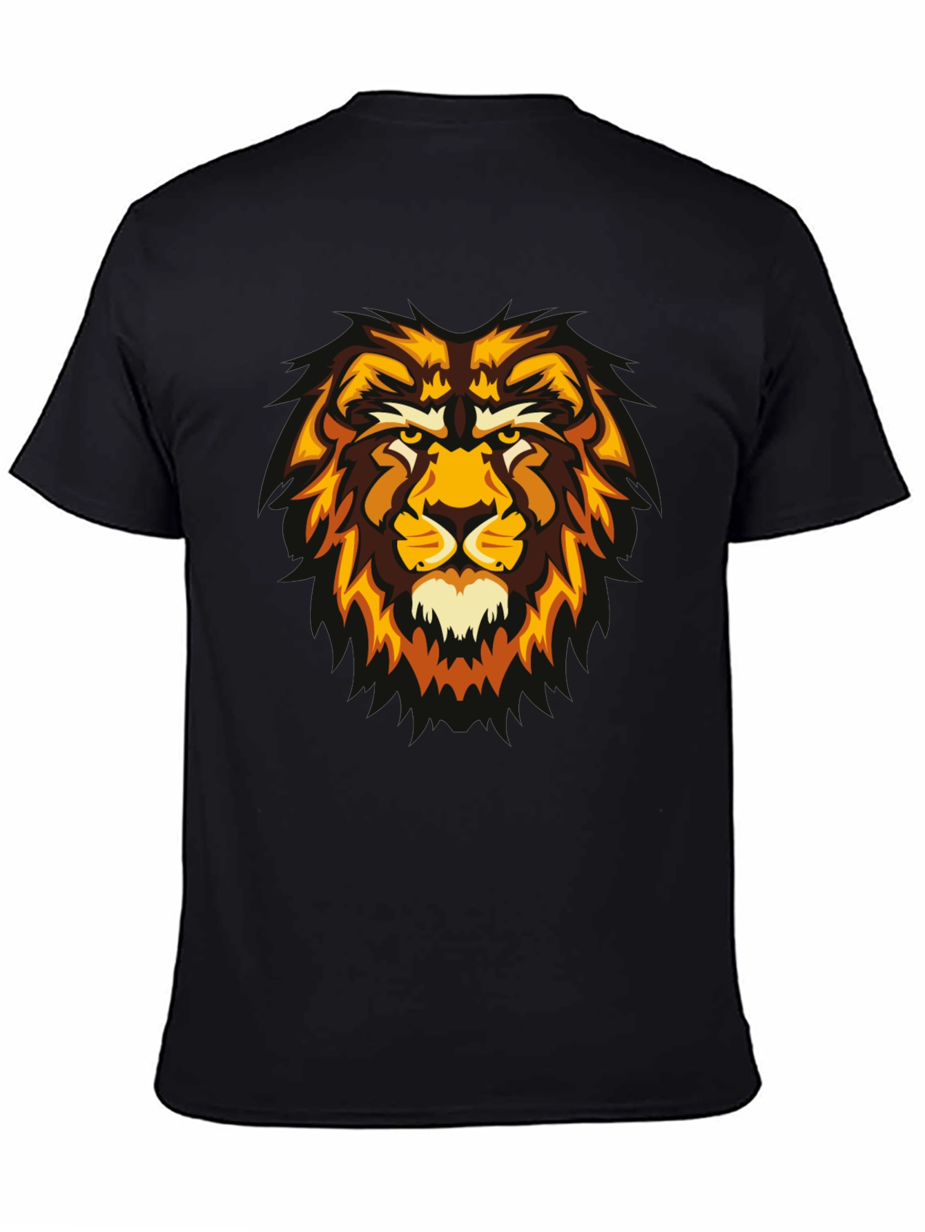 Lion Graphic Print T-Shirt