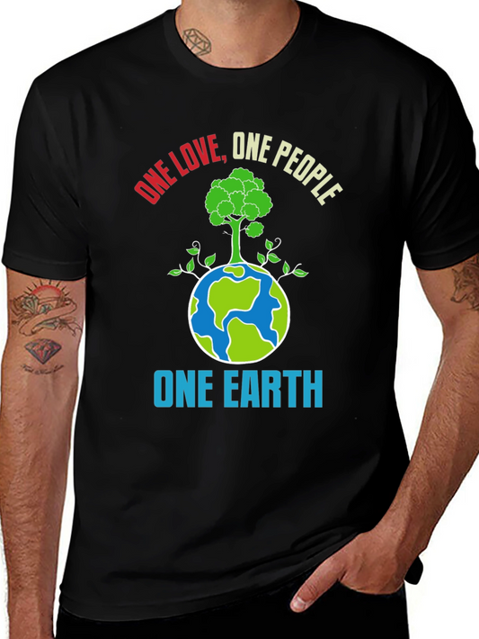 One Love One Earth Graphic T-Shirt