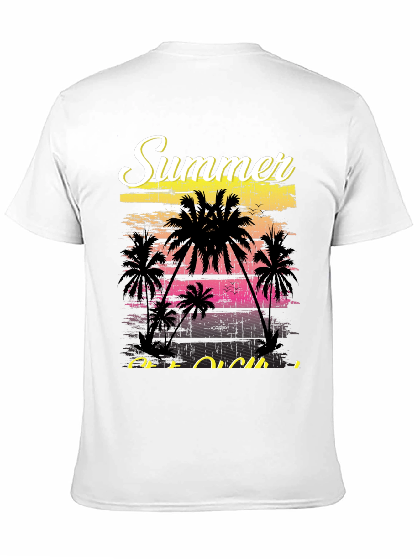 Summer Vibes T-Shirt - Palm Tree Graphic Tee