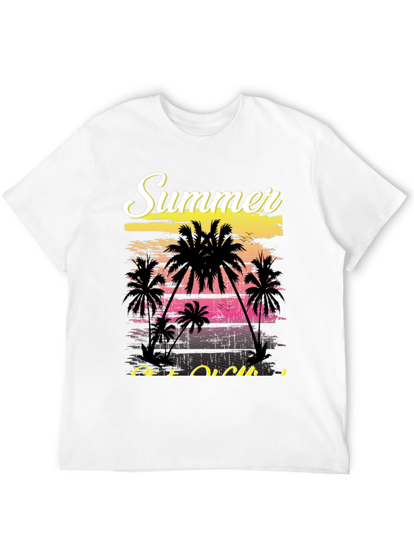 Summer Vibes T-Shirt - Palm Tree Graphic Tee