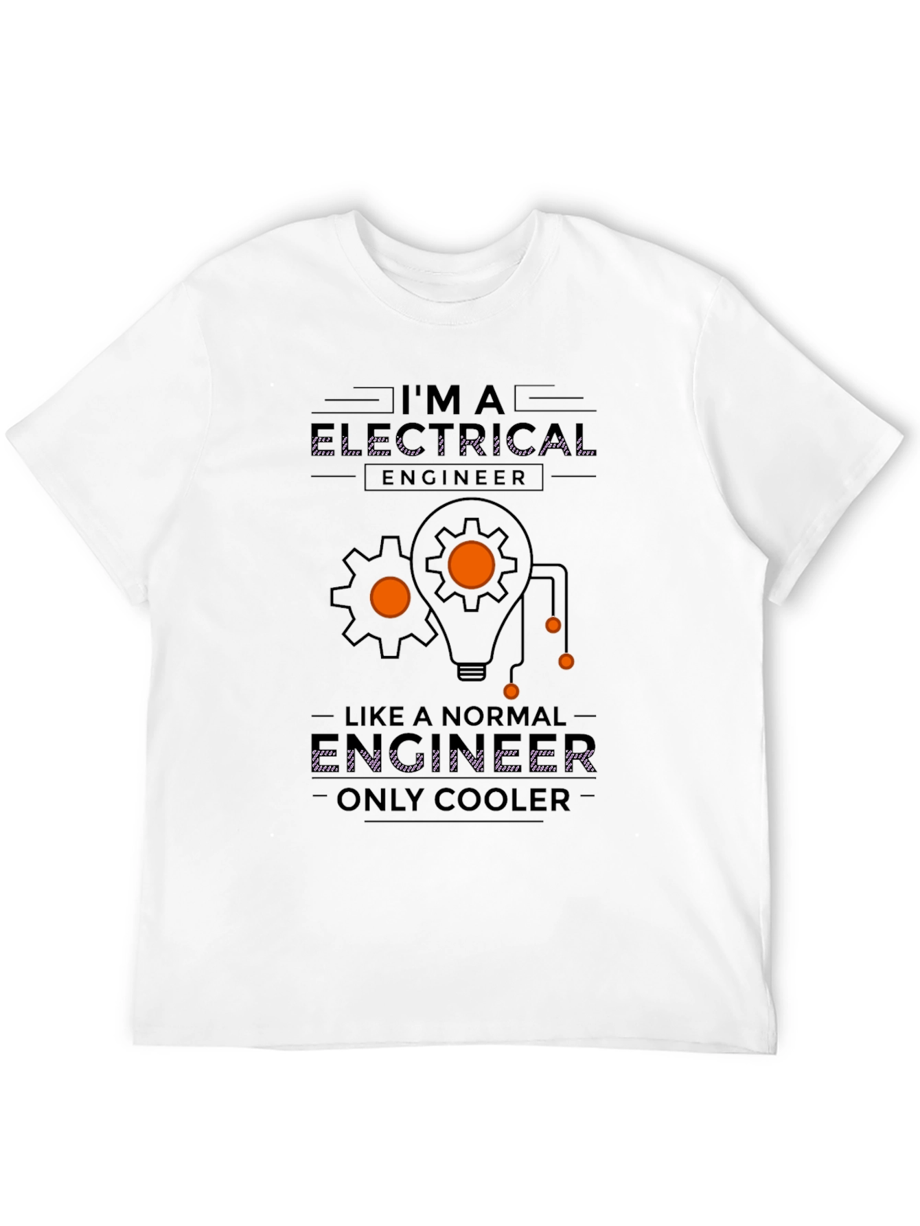 Electrical Engineer Cool T-Shirt - Black
