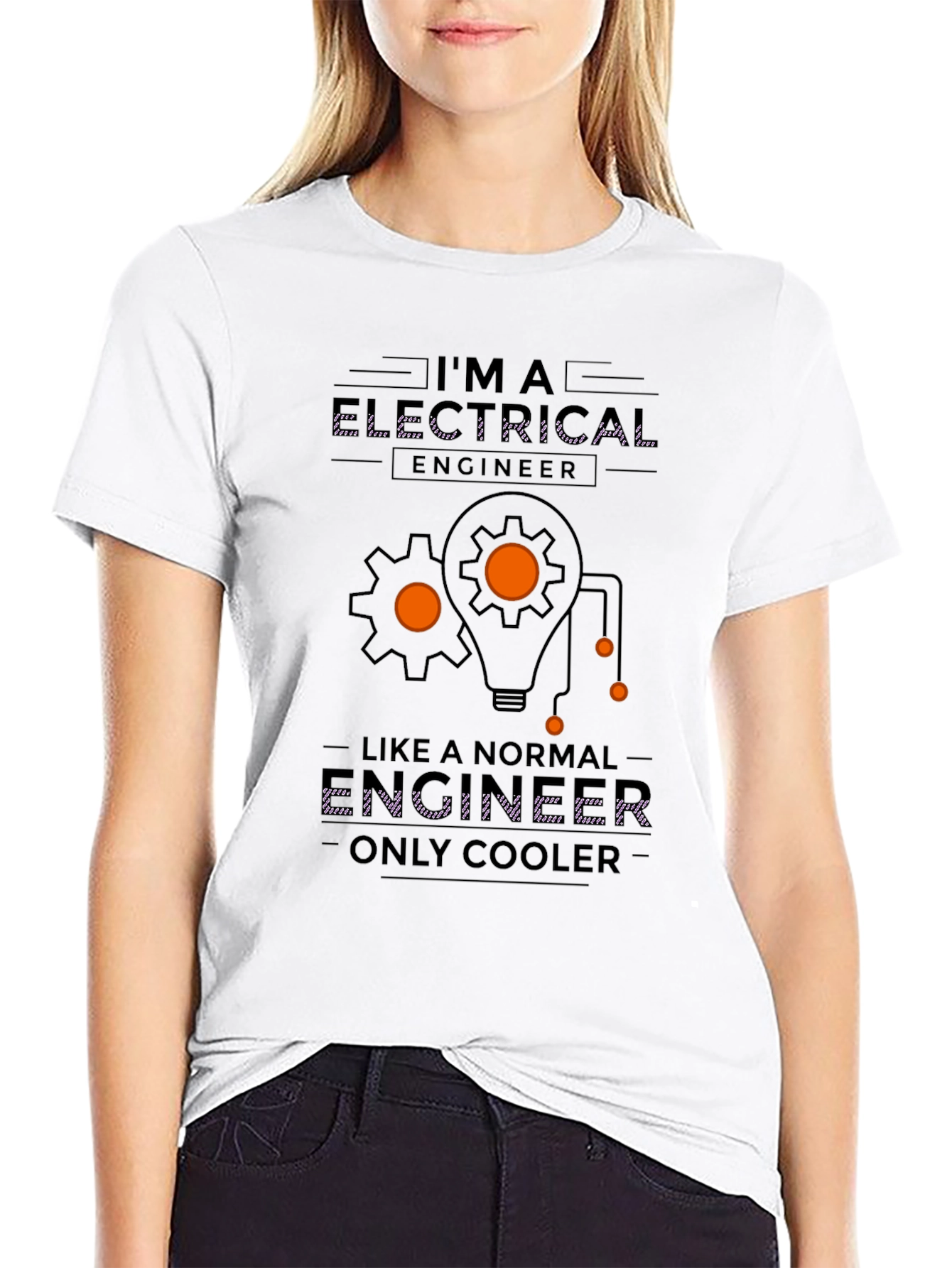 Electrical Engineer Cool T-Shirt - Black