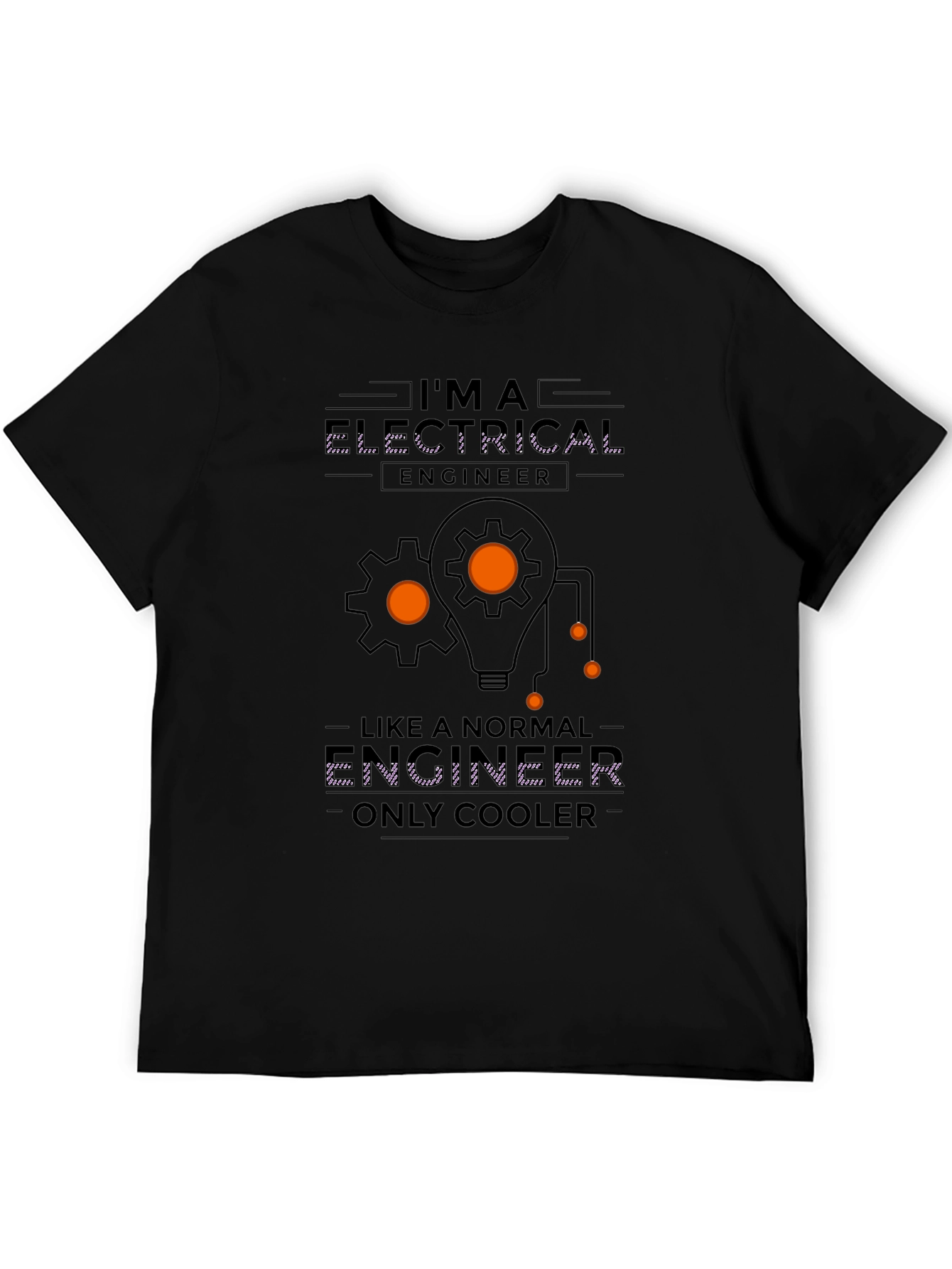 Electrical Engineer Cool T-Shirt - Black