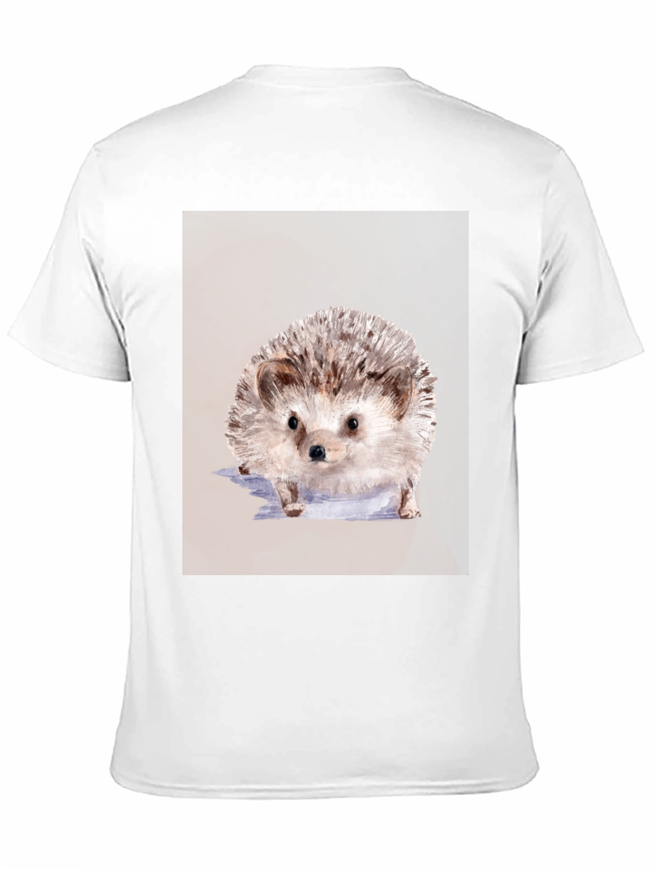 Hedgehog Graphic Tee - Unisex Black T-Shirt