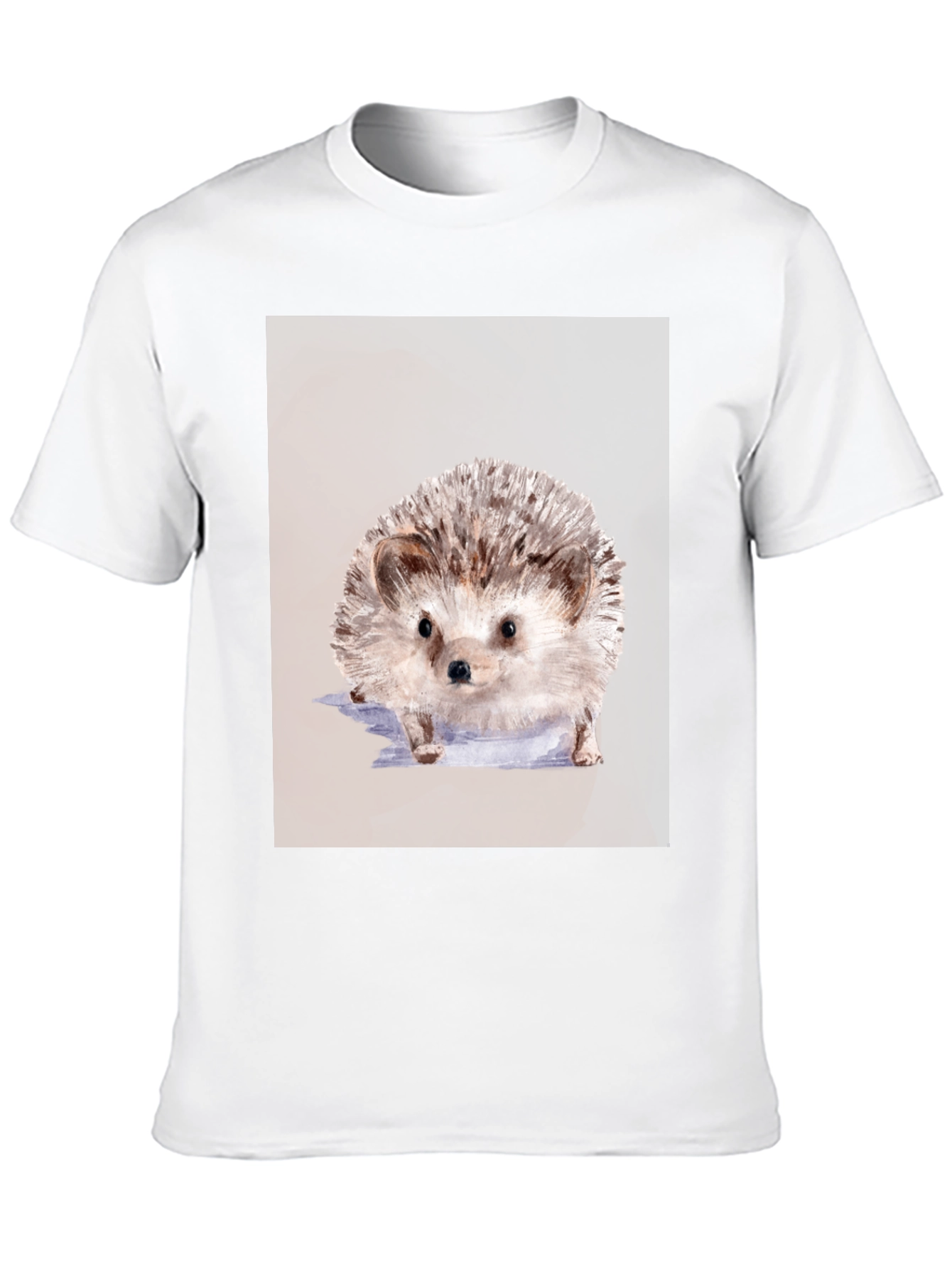 Hedgehog Graphic Tee - Unisex Black T-Shirt