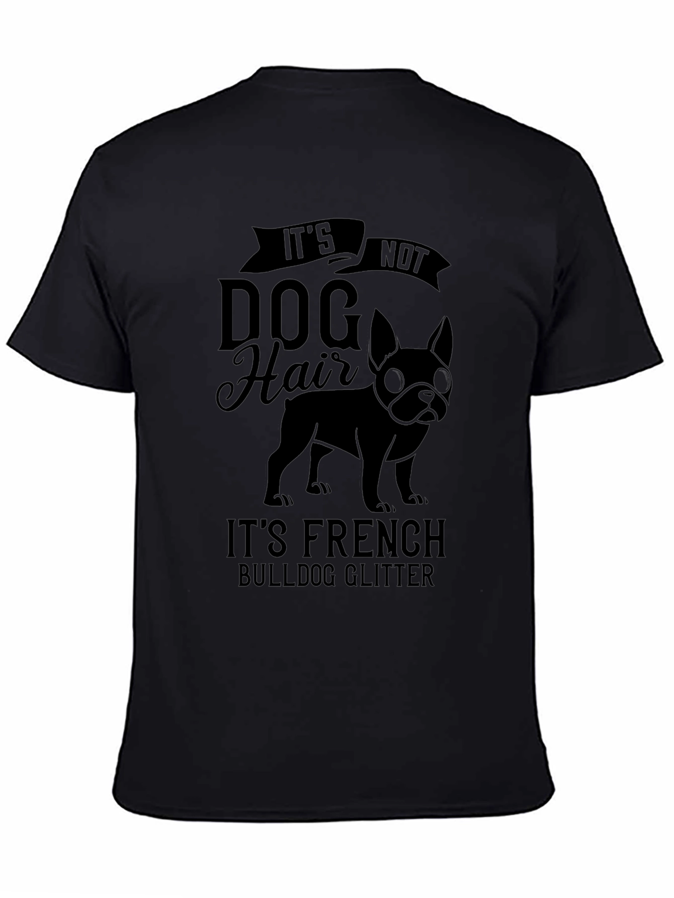 Funny French Bulldog Glitter T-Shirt