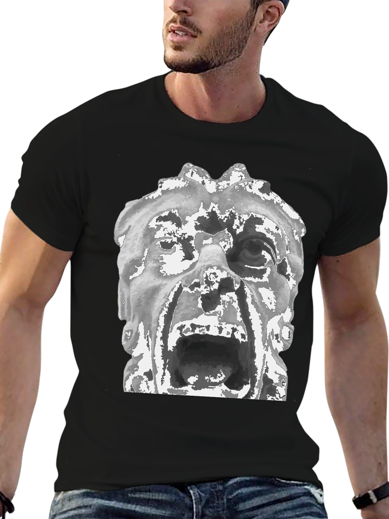 Sculpted Scream Graphic Tee