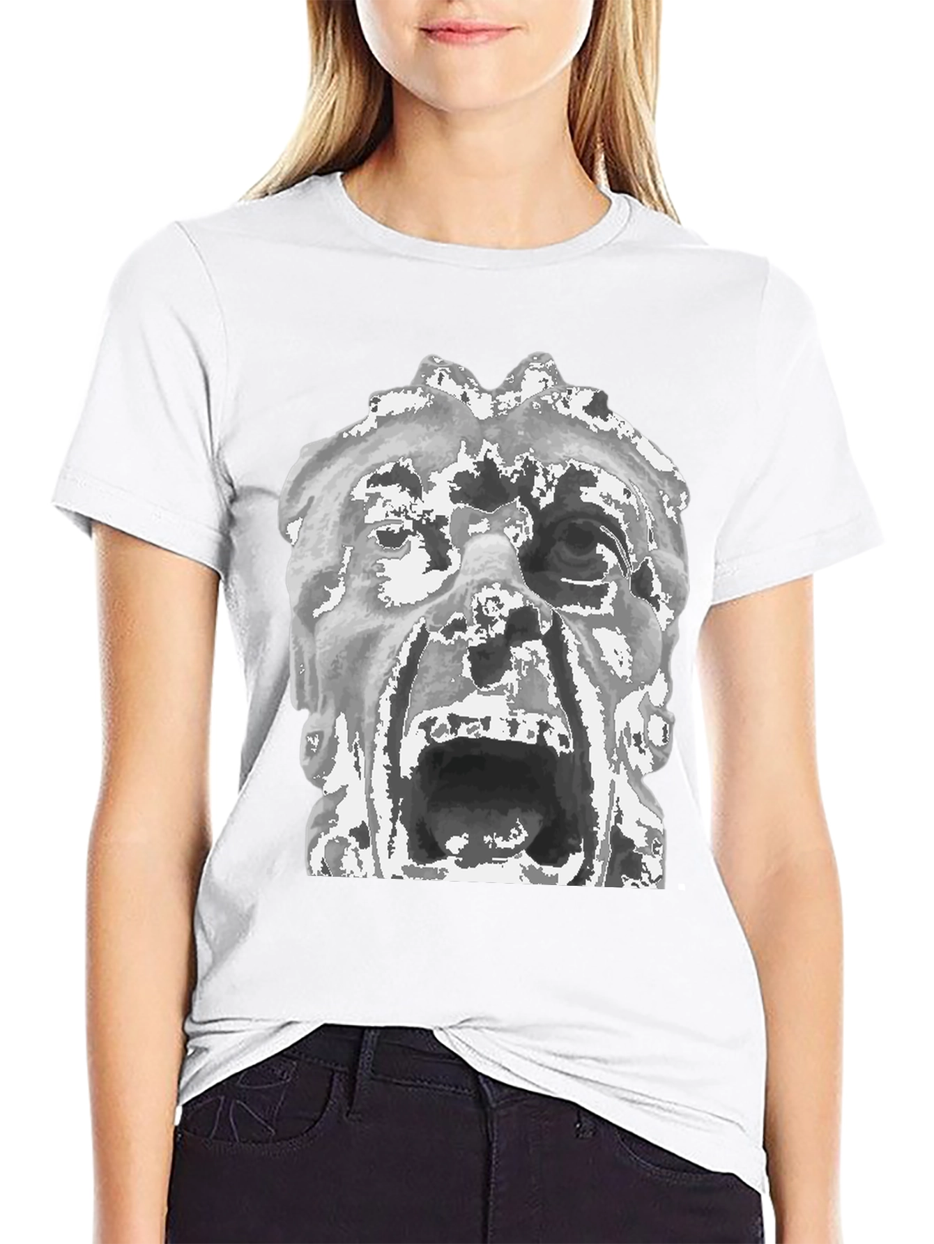 Sculpted Scream Graphic Tee