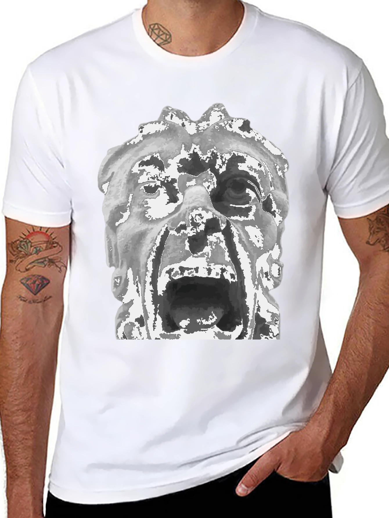 Sculpted Scream Graphic Tee