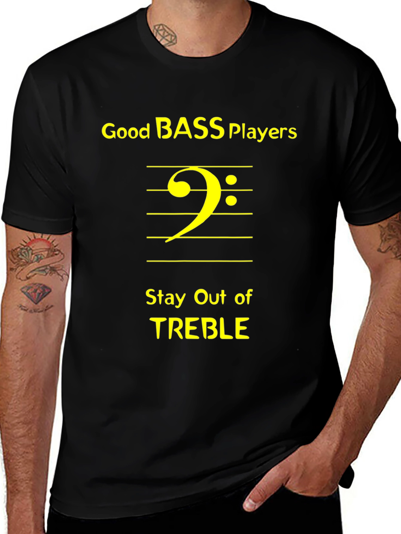 Good Bass Players T-Shirt - Music Humor Tee