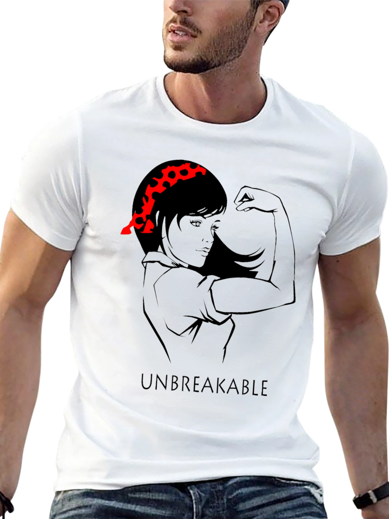 Unbreakable Rosie the Riveter Graphic T-Shirt