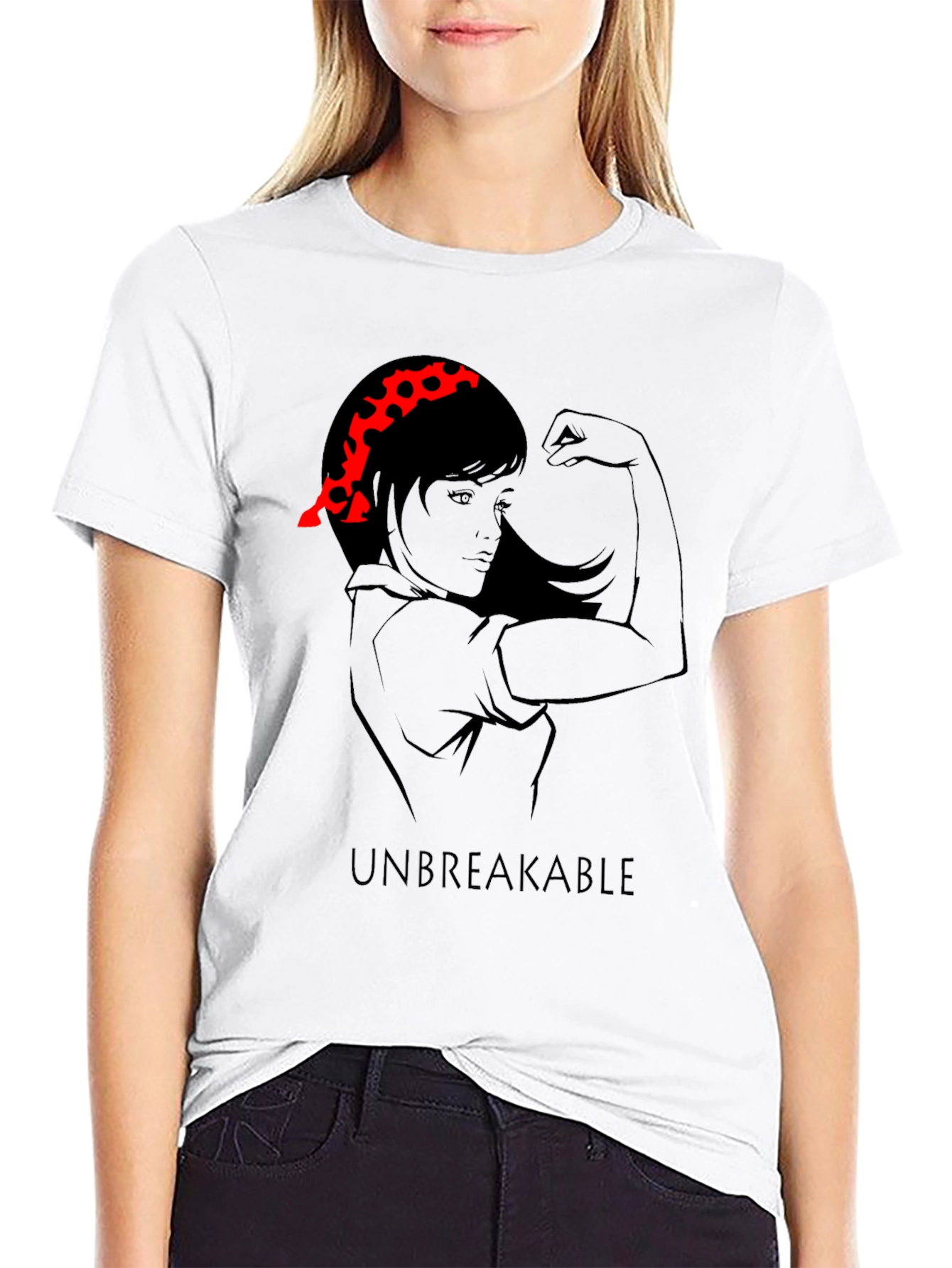 Unbreakable Rosie the Riveter Graphic T-Shirt