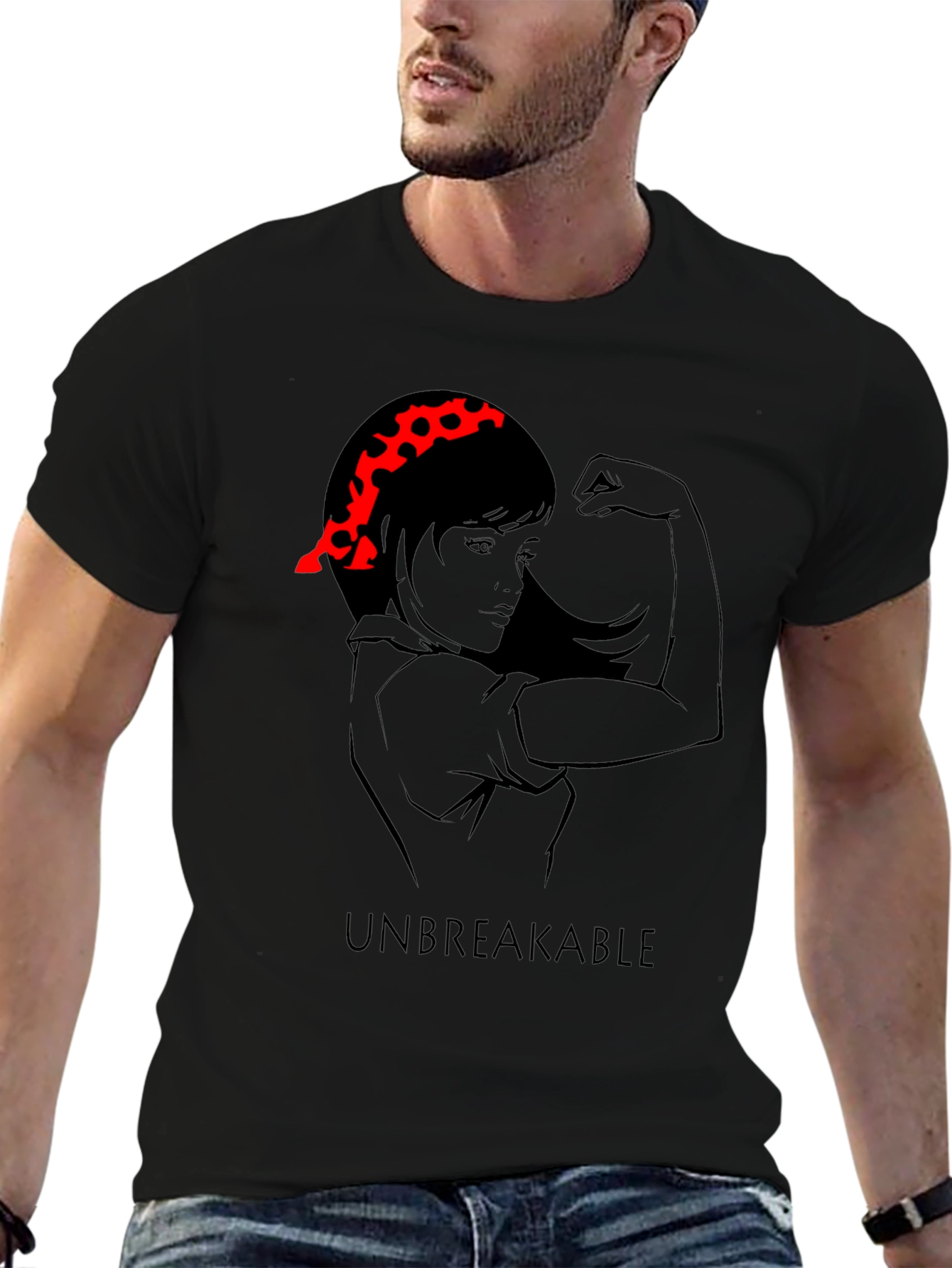 Unbreakable Rosie the Riveter Graphic T-Shirt