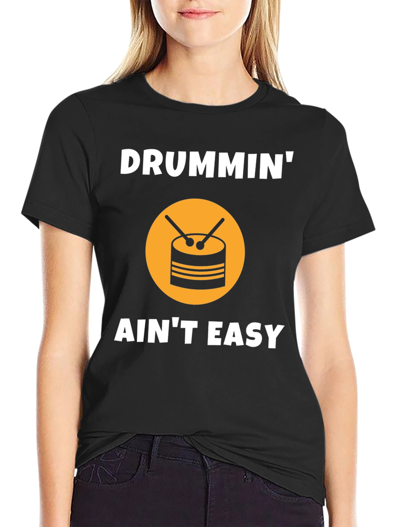 Drummin Aint Easy Graphic Tee
