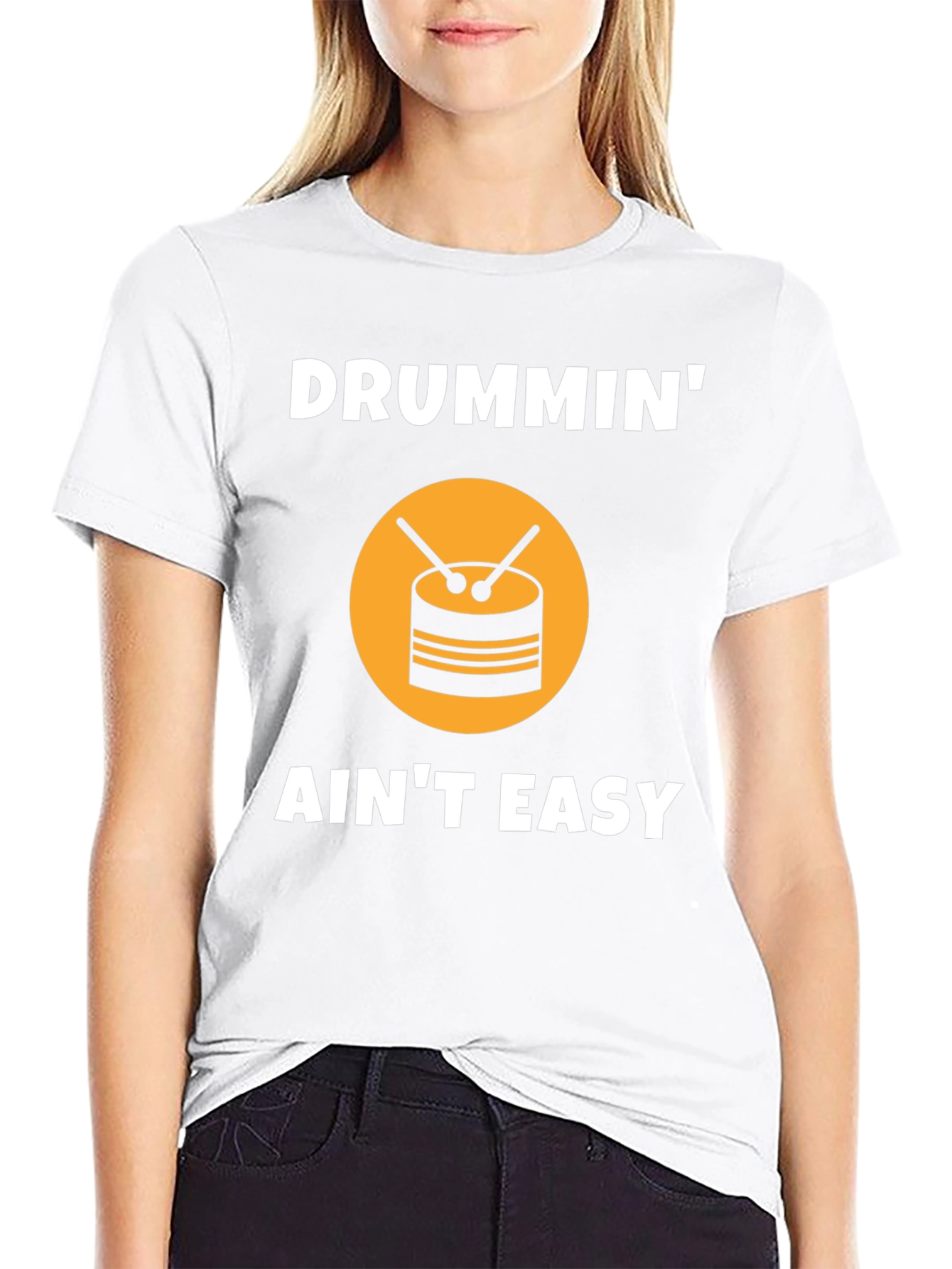 Drummin Aint Easy Graphic Tee