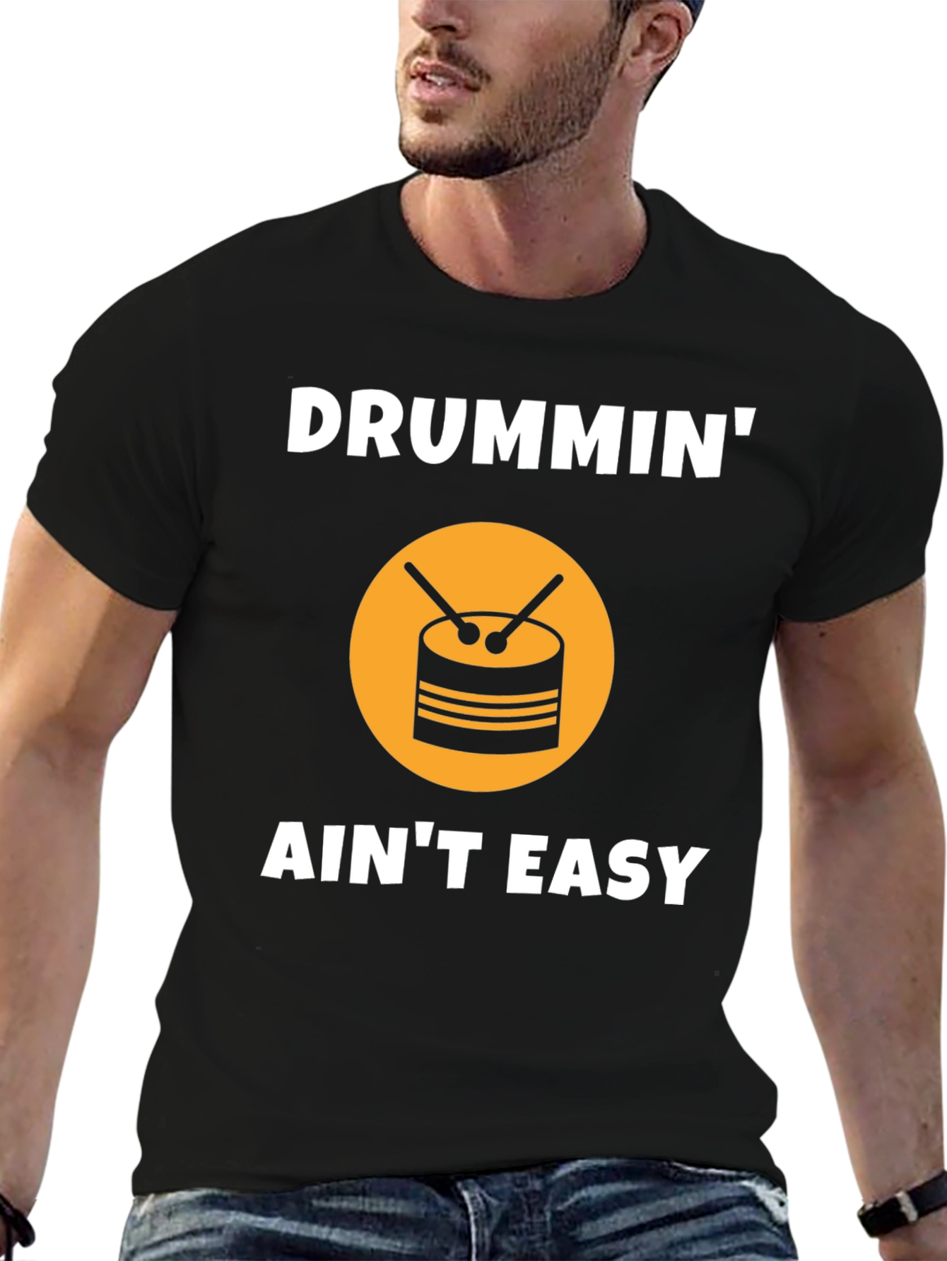 Drummin Aint Easy Graphic Tee