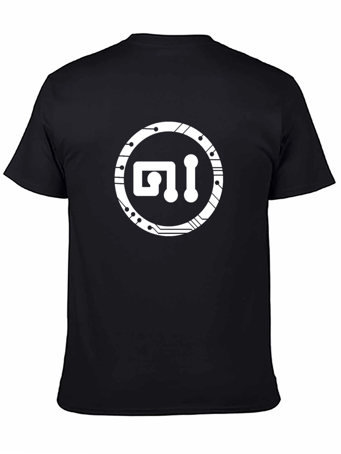 Tech Circuit Logo Black T-Shirt