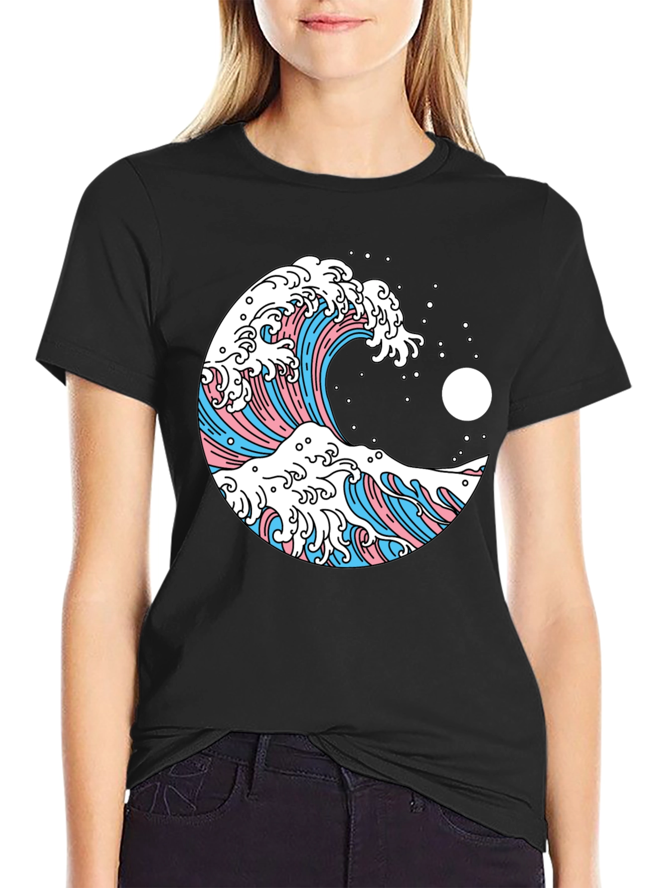 Transgender Pride Wave T-Shirt - Great Wave