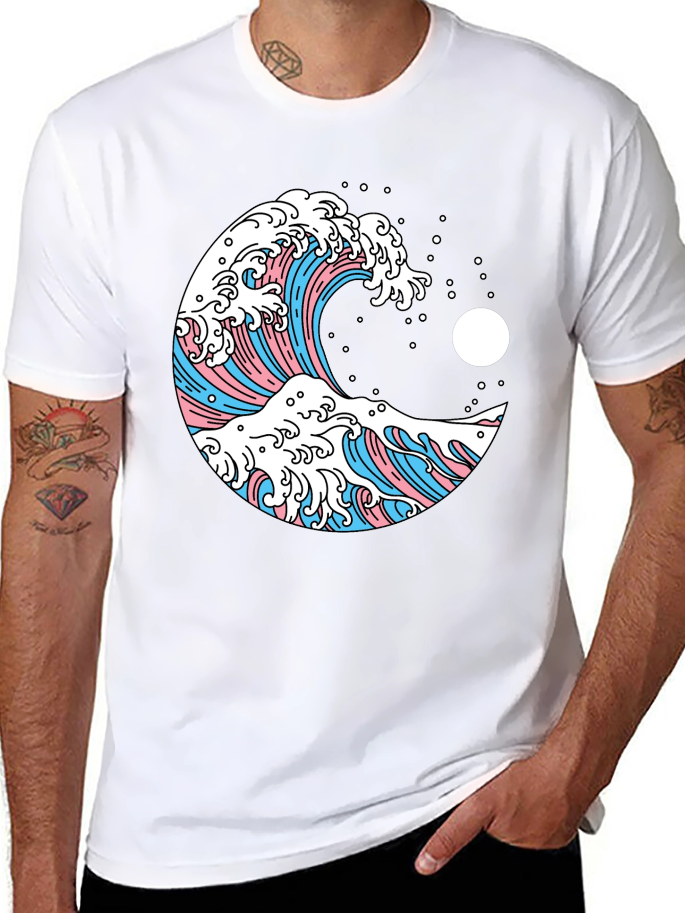 Transgender Pride Wave T-Shirt - Great Wave