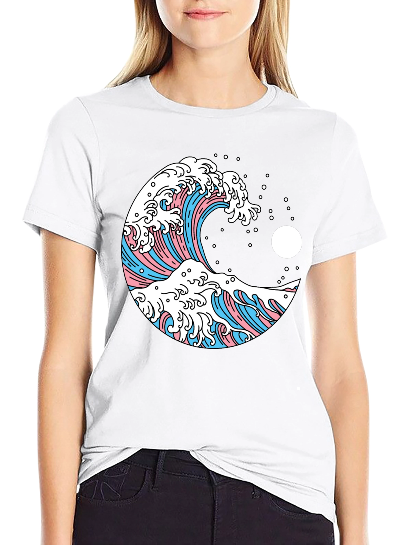Transgender Pride Wave T-Shirt - Great Wave