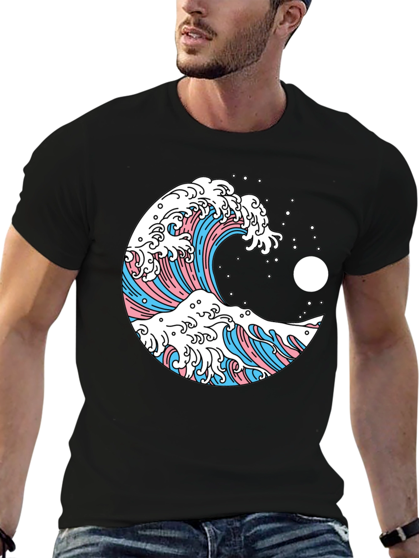 Transgender Pride Wave T-Shirt - Great Wave