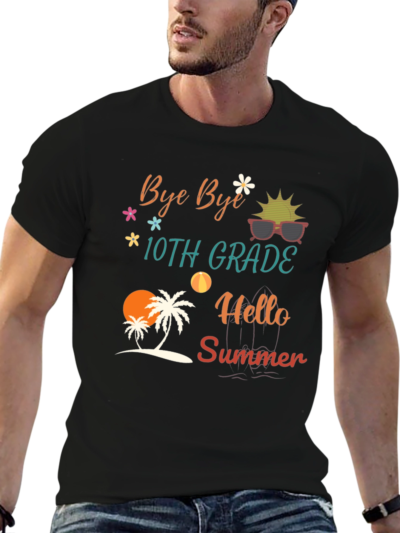 Bye 10th Grade Hello Summer T-Shirt