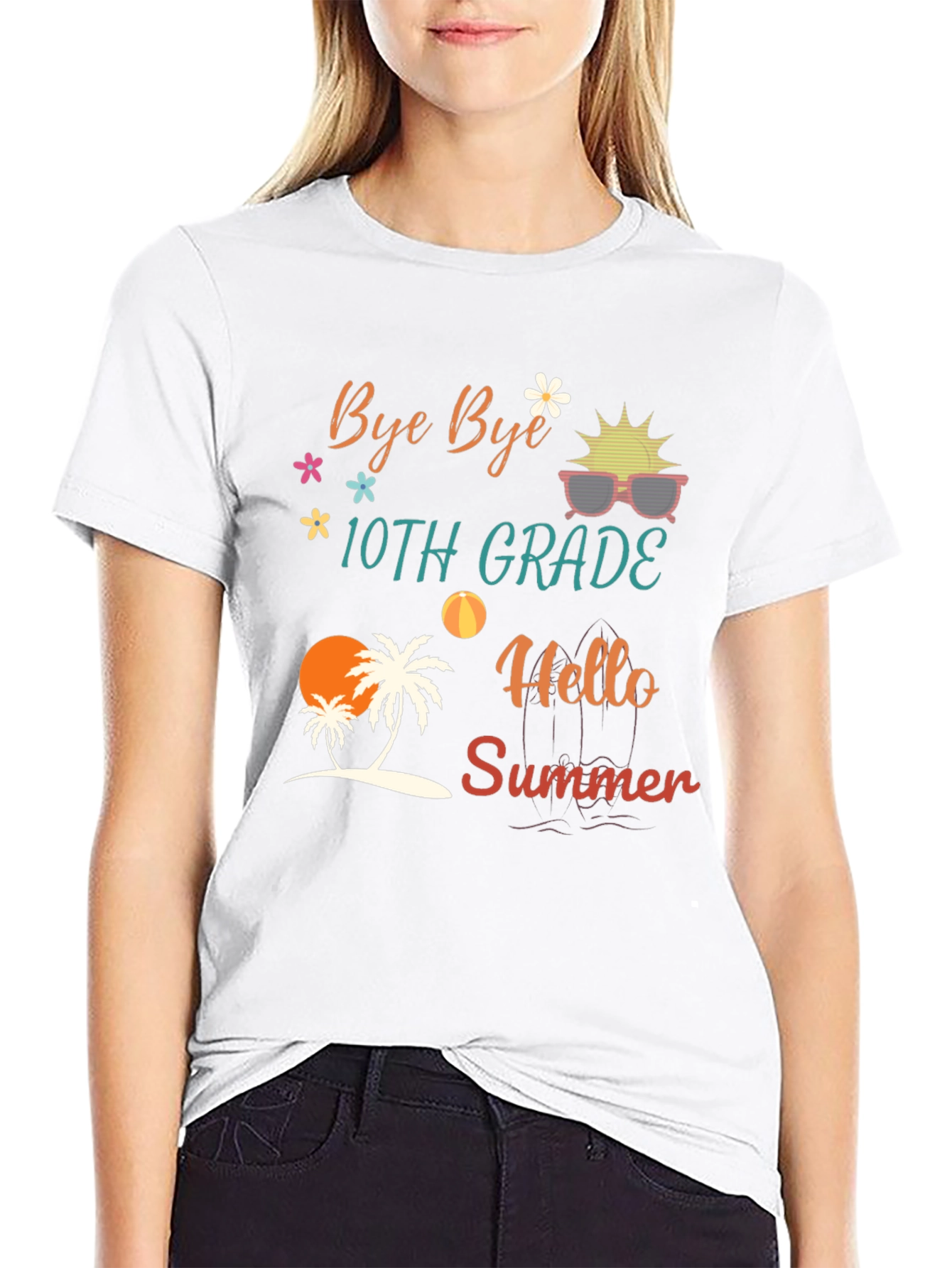 Bye 10th Grade Hello Summer T-Shirt