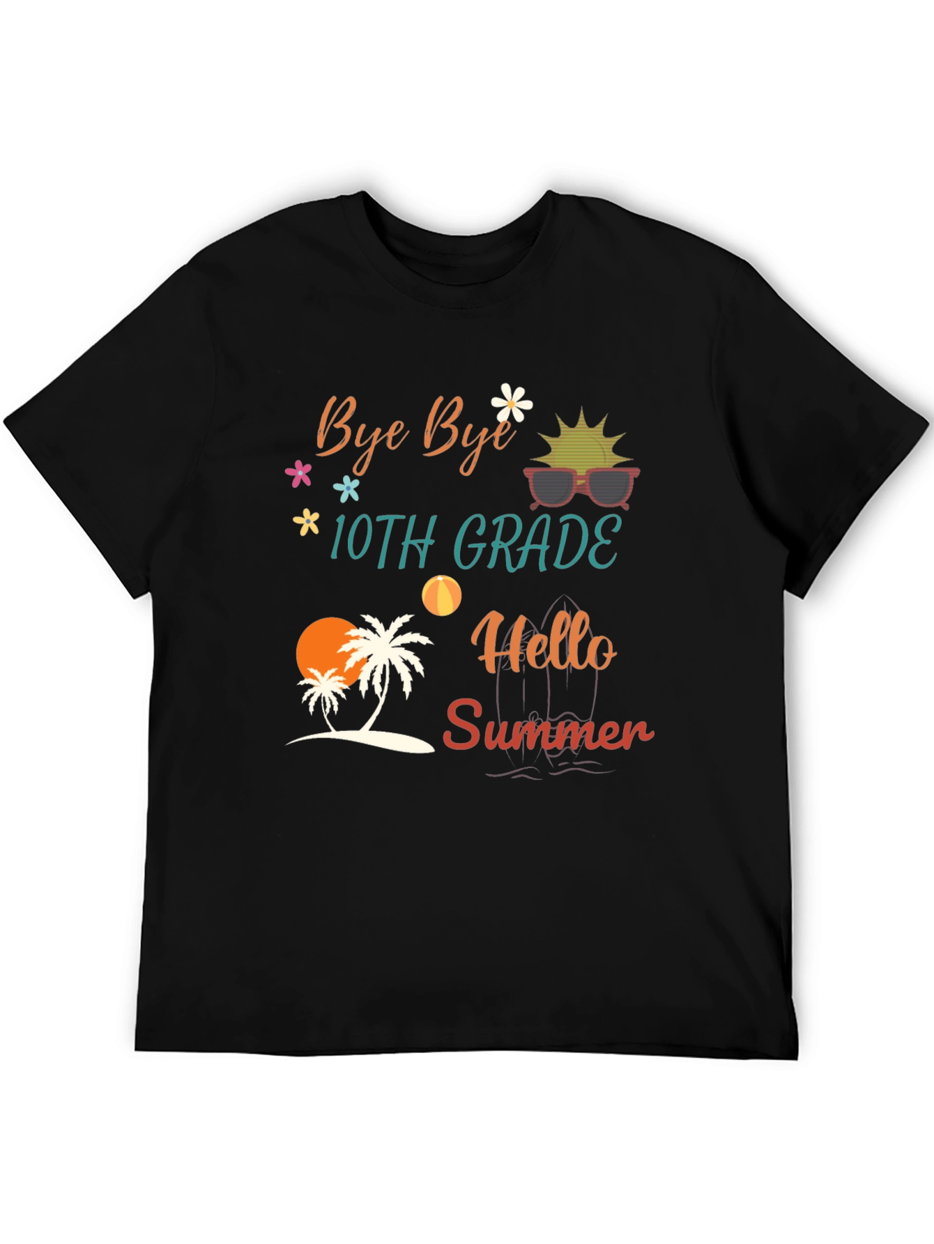 Bye 10th Grade Hello Summer T-Shirt