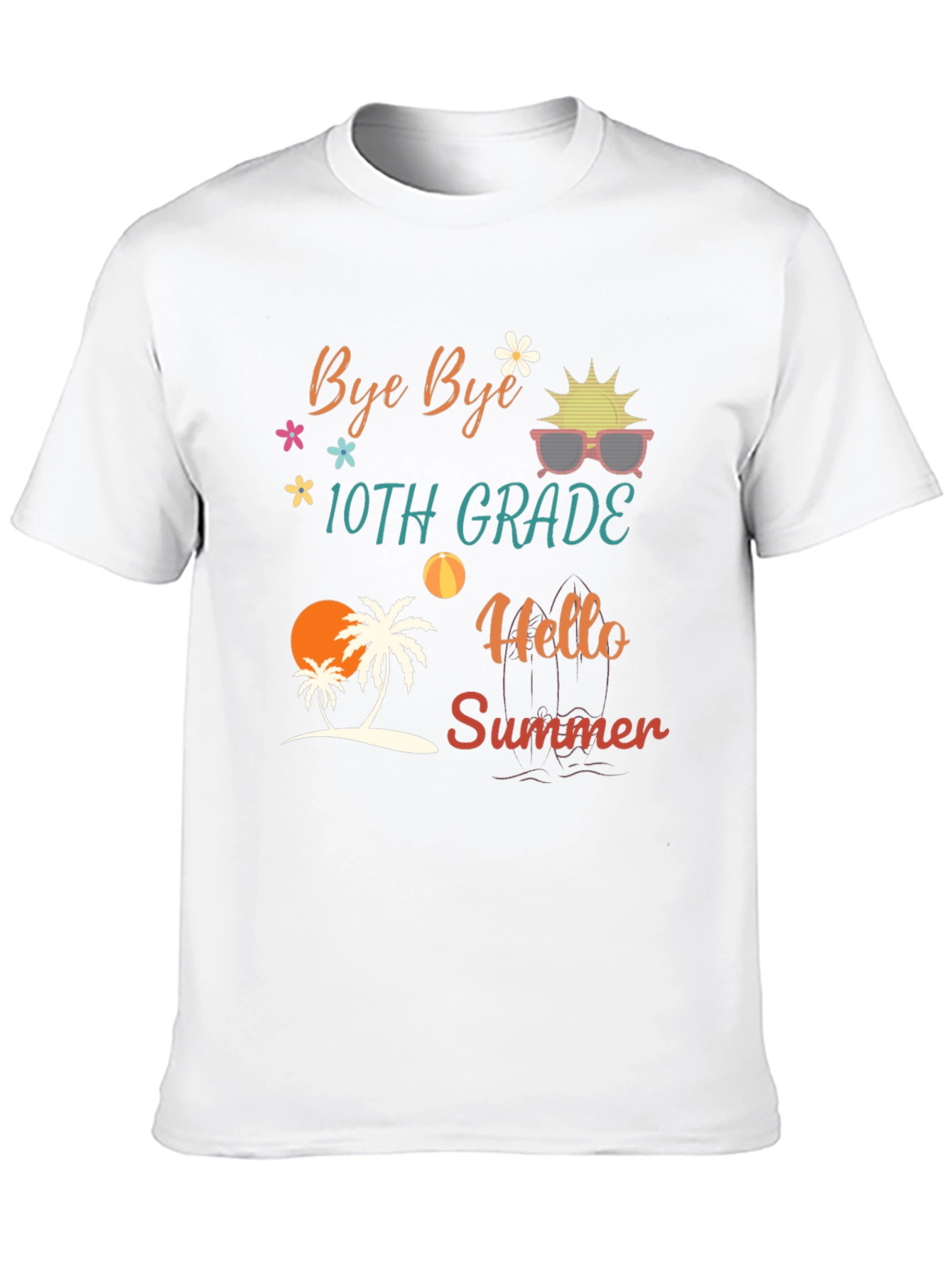 Bye 10th Grade Hello Summer T-Shirt