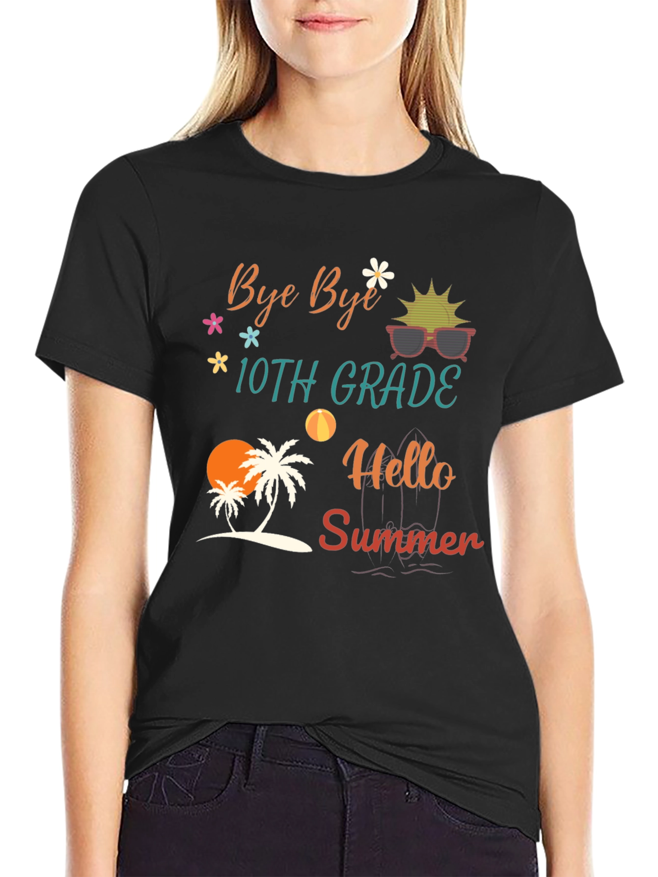 Bye 10th Grade Hello Summer T-Shirt