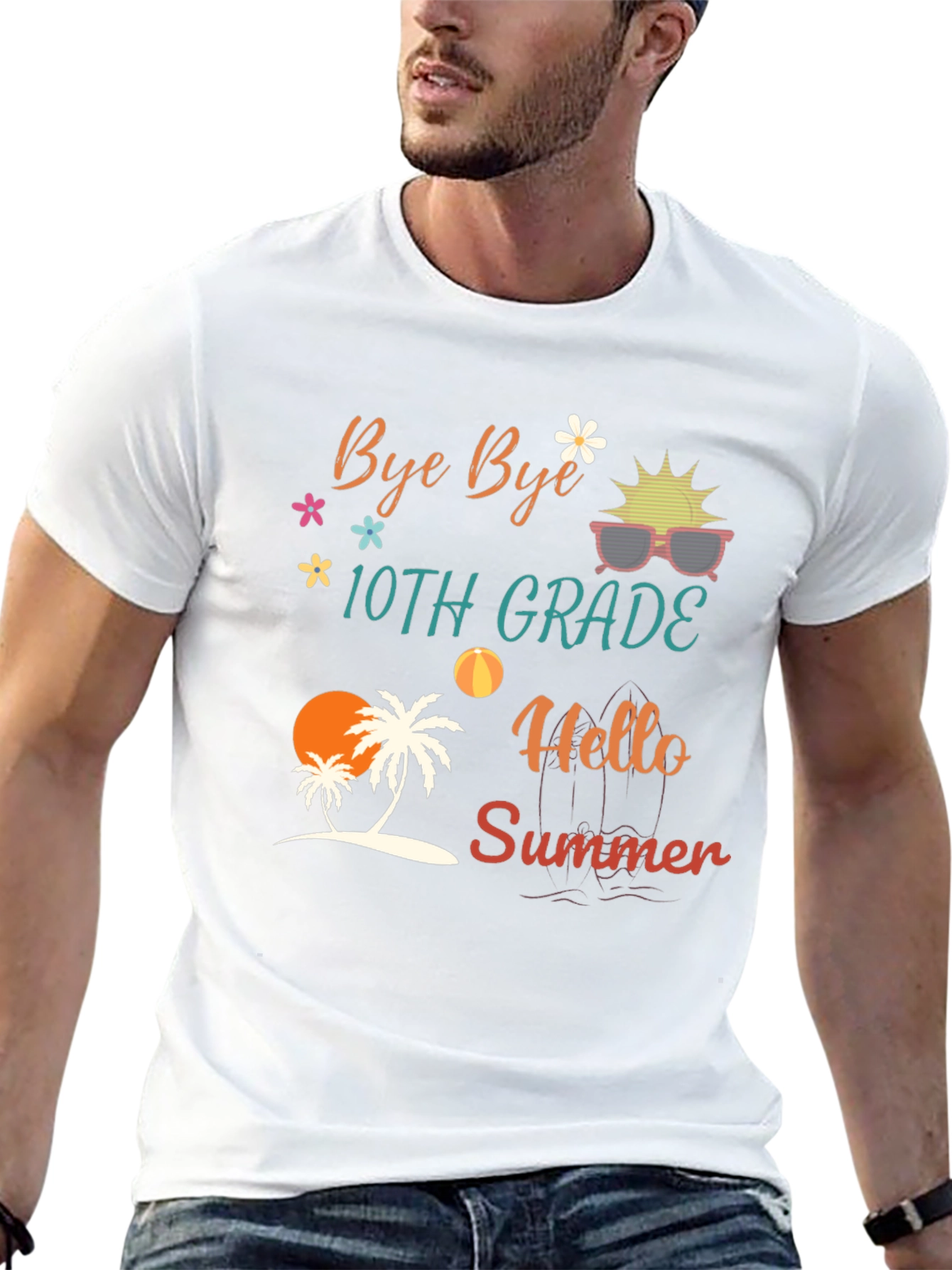 Bye 10th Grade Hello Summer T-Shirt