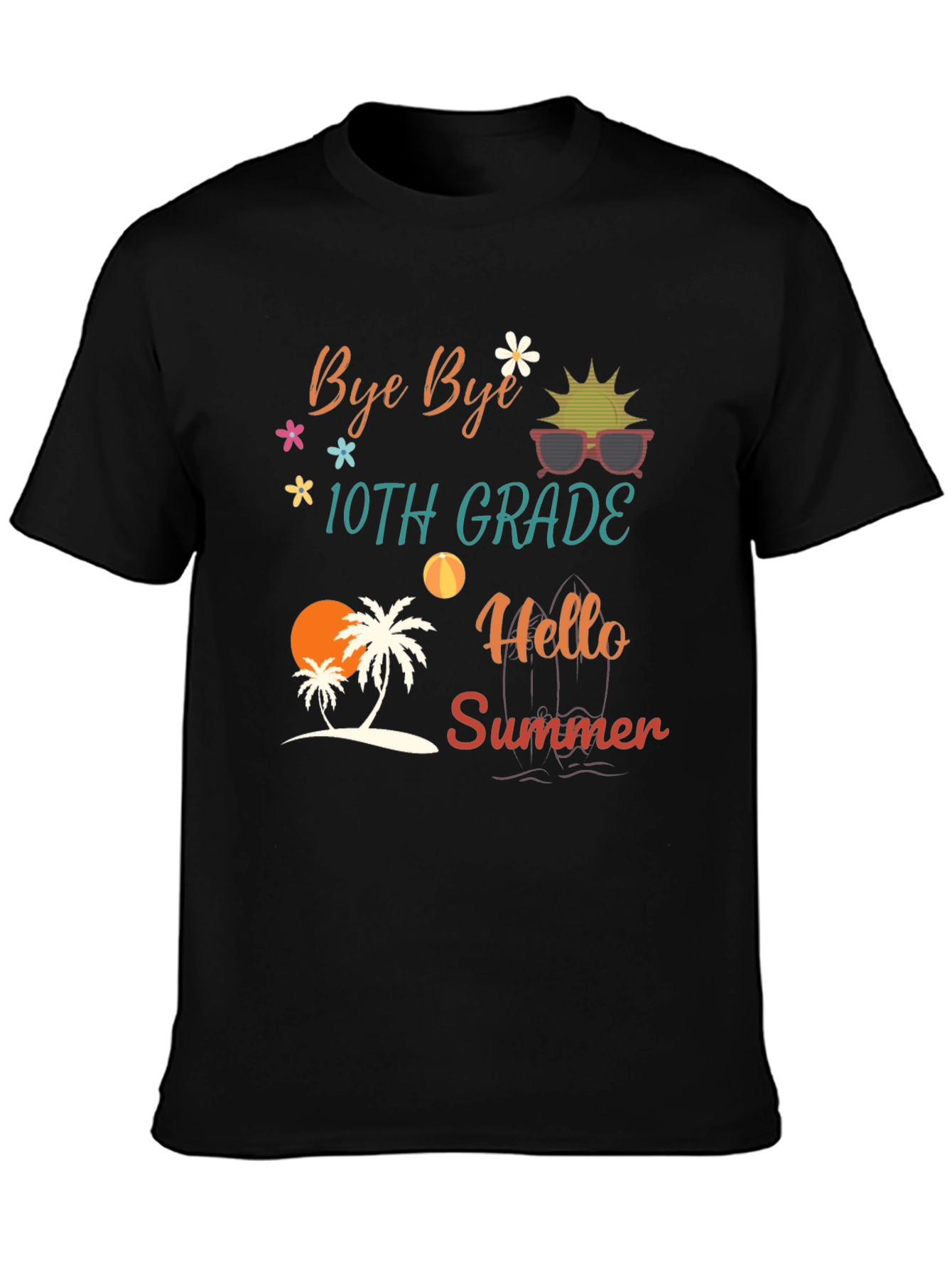 Bye 10th Grade Hello Summer T-Shirt