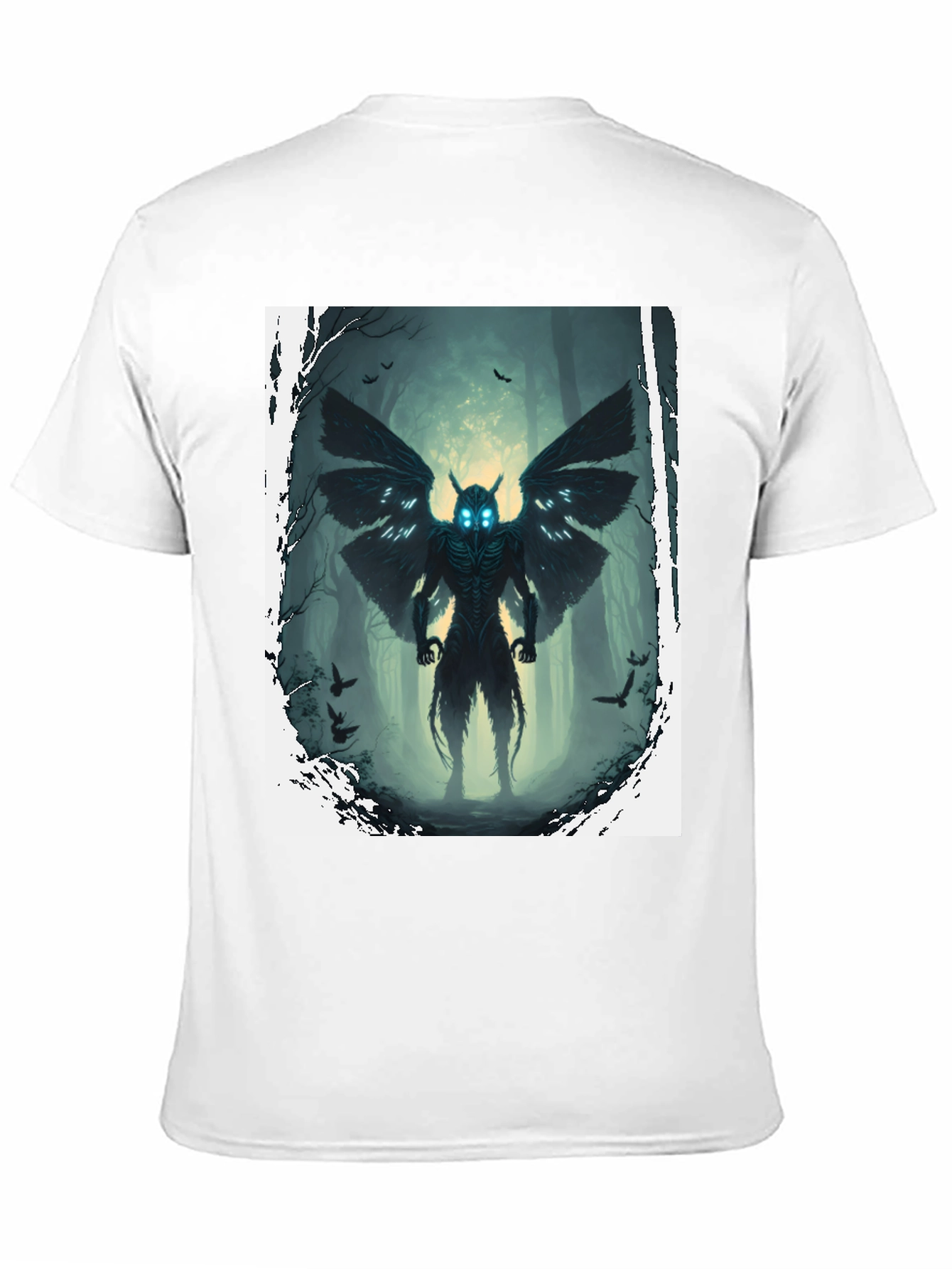 Mothman Graphic Tee - Cryptidcore Style